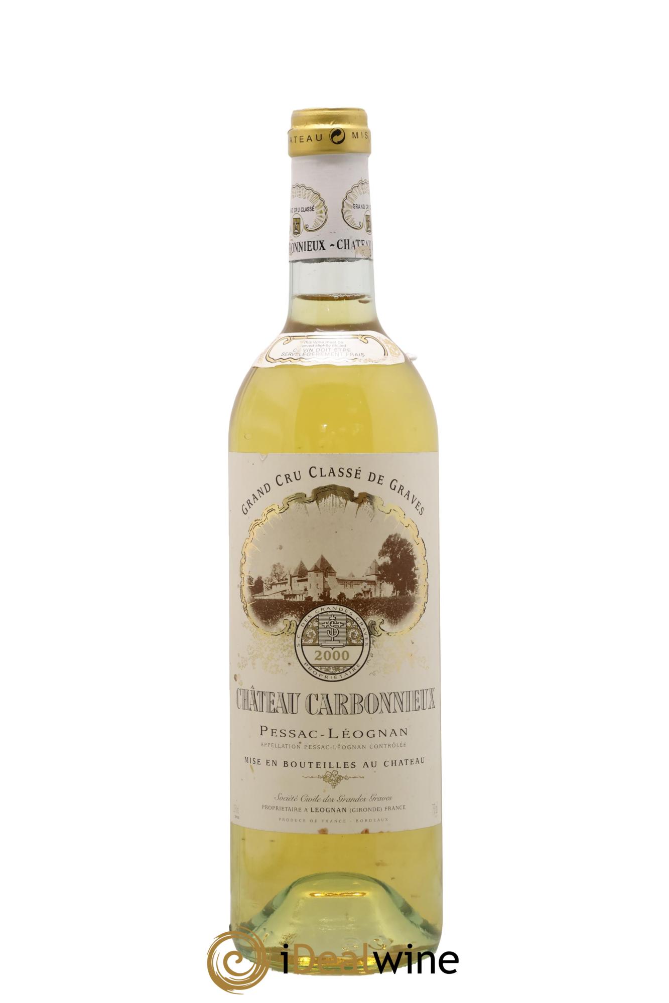 Château Carbonnieux Cru Classé de Graves 2000 - Lotto di 1 bottiglia - 0