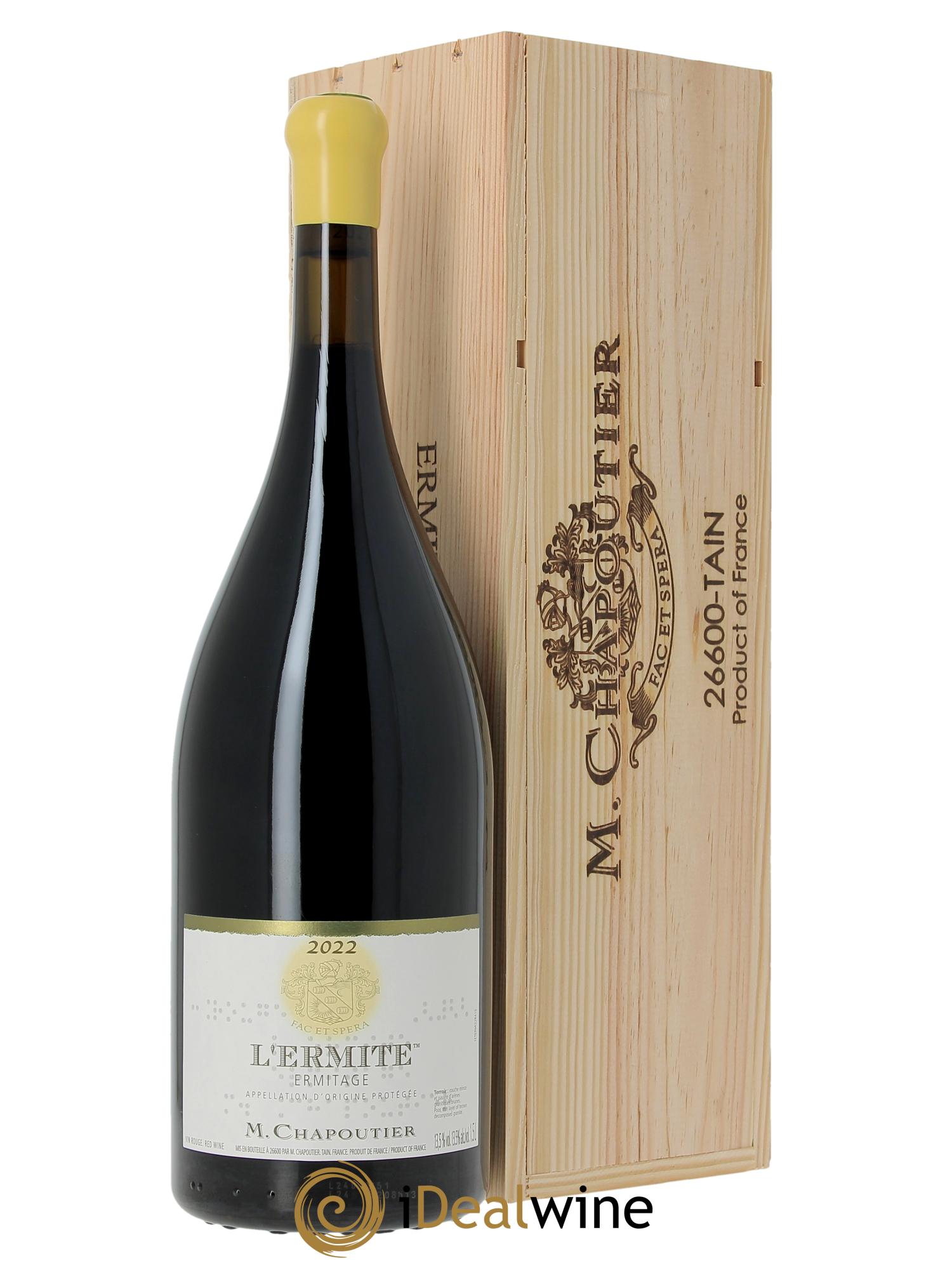 Hermitage Ermitage l'Ermite Chapoutier 2022 - Lotto di 1 magnum - 0