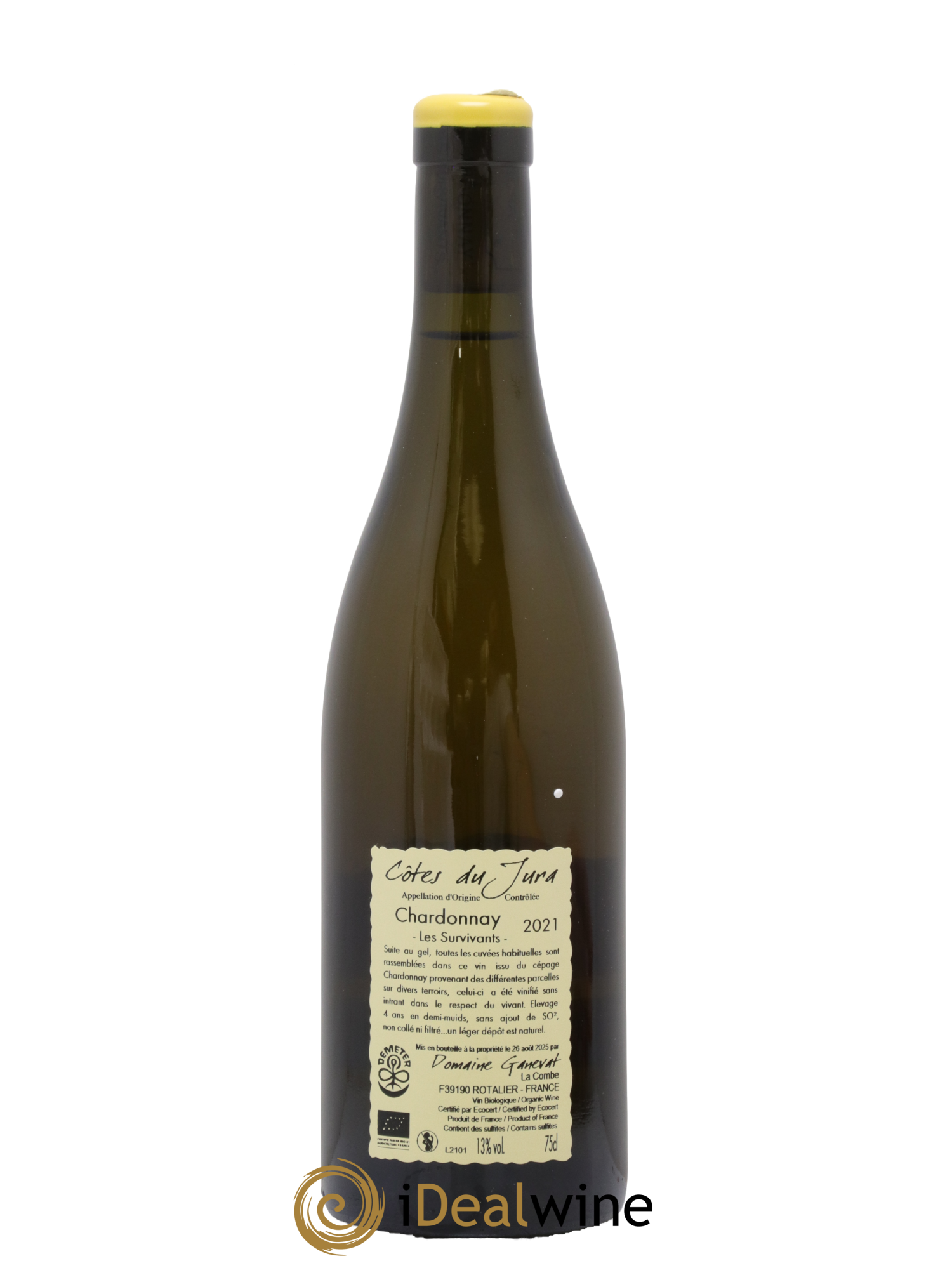 Côtes du Jura Les Survivants Jean-François Ganevat (Domaine) 2021 - Lot of 1 bottle - 1