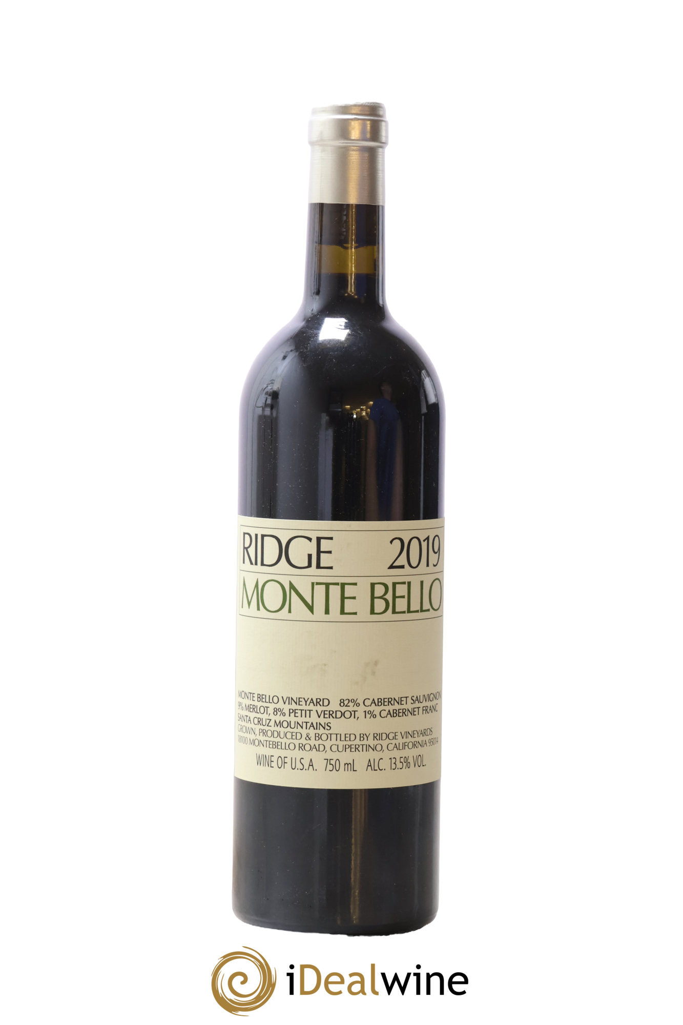 Santa Cruz Mountains Monte Bello Ridge Vineyards 2019 - Posten von 1 Flasche - 0