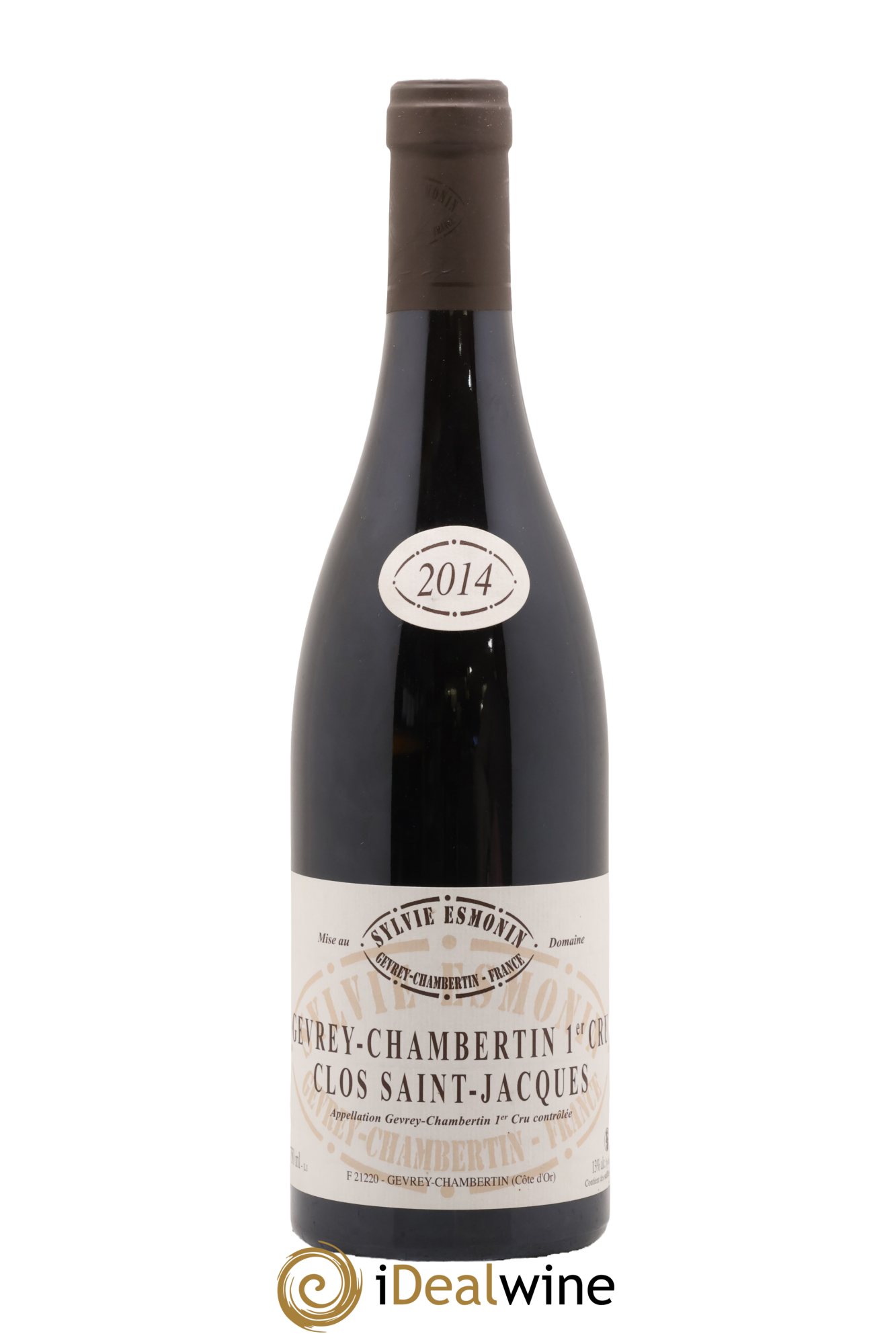 Gevrey-Chambertin 1er Cru Clos Saint Jacques Sylvie Esmonin 2014 - Lot de 1 bouteille - 0