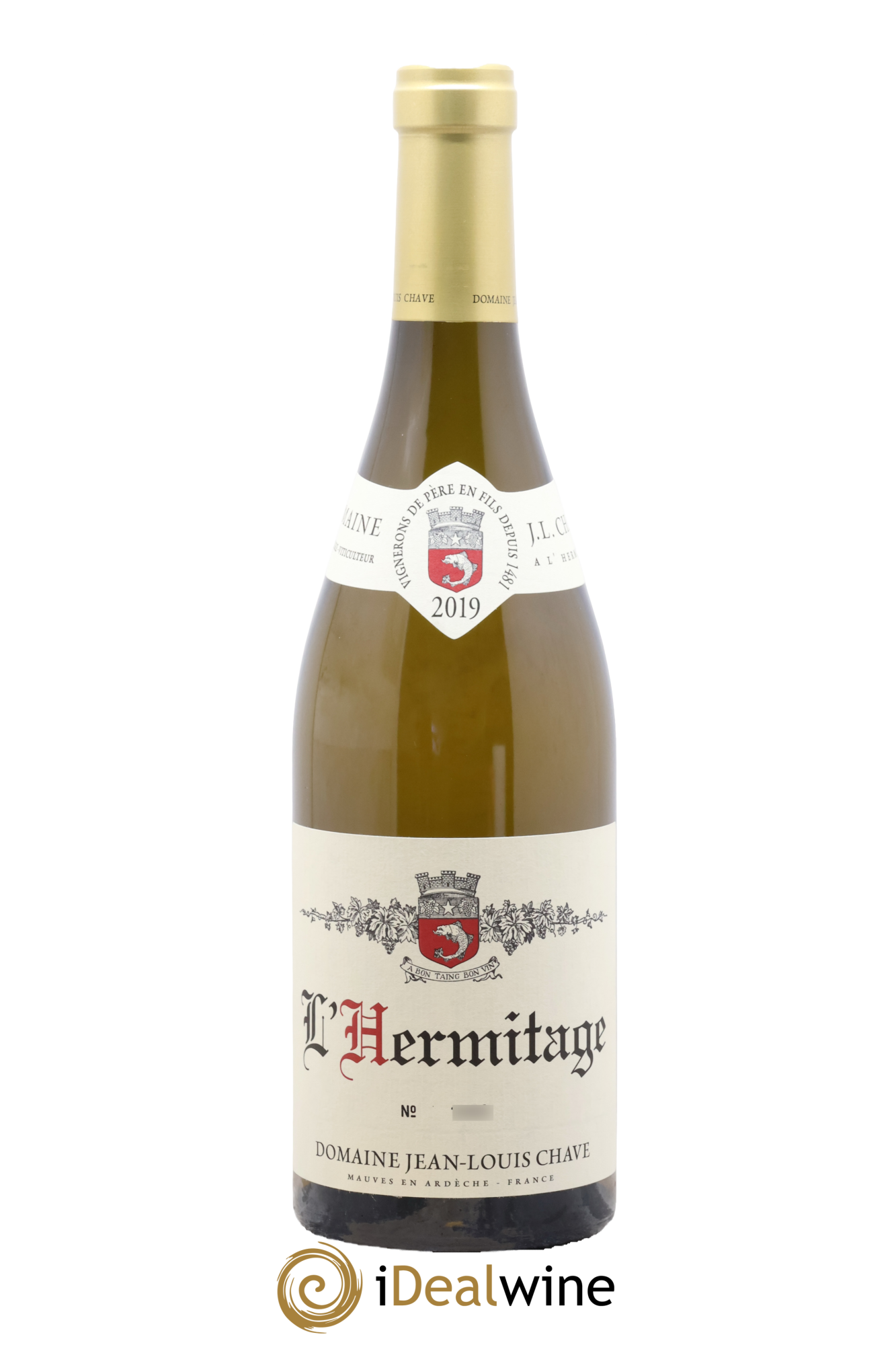 Hermitage Jean-Louis Chave 2019 - Lot of 1 bottle - 0