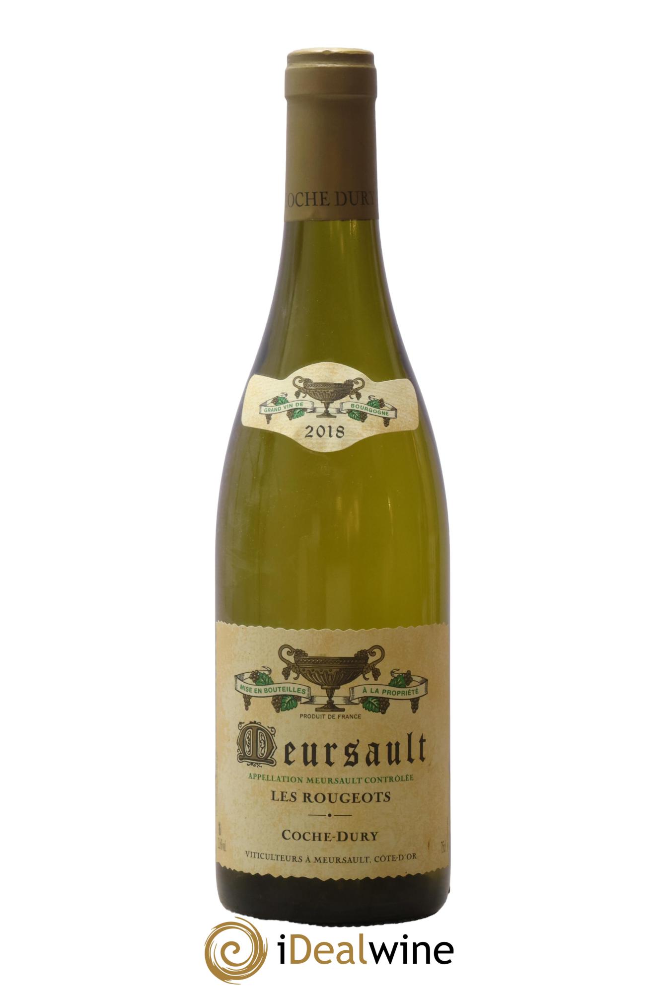Meursault Les Rougeots Coche Dury (Domaine) 2018 - Posten von 1 Flasche - 0