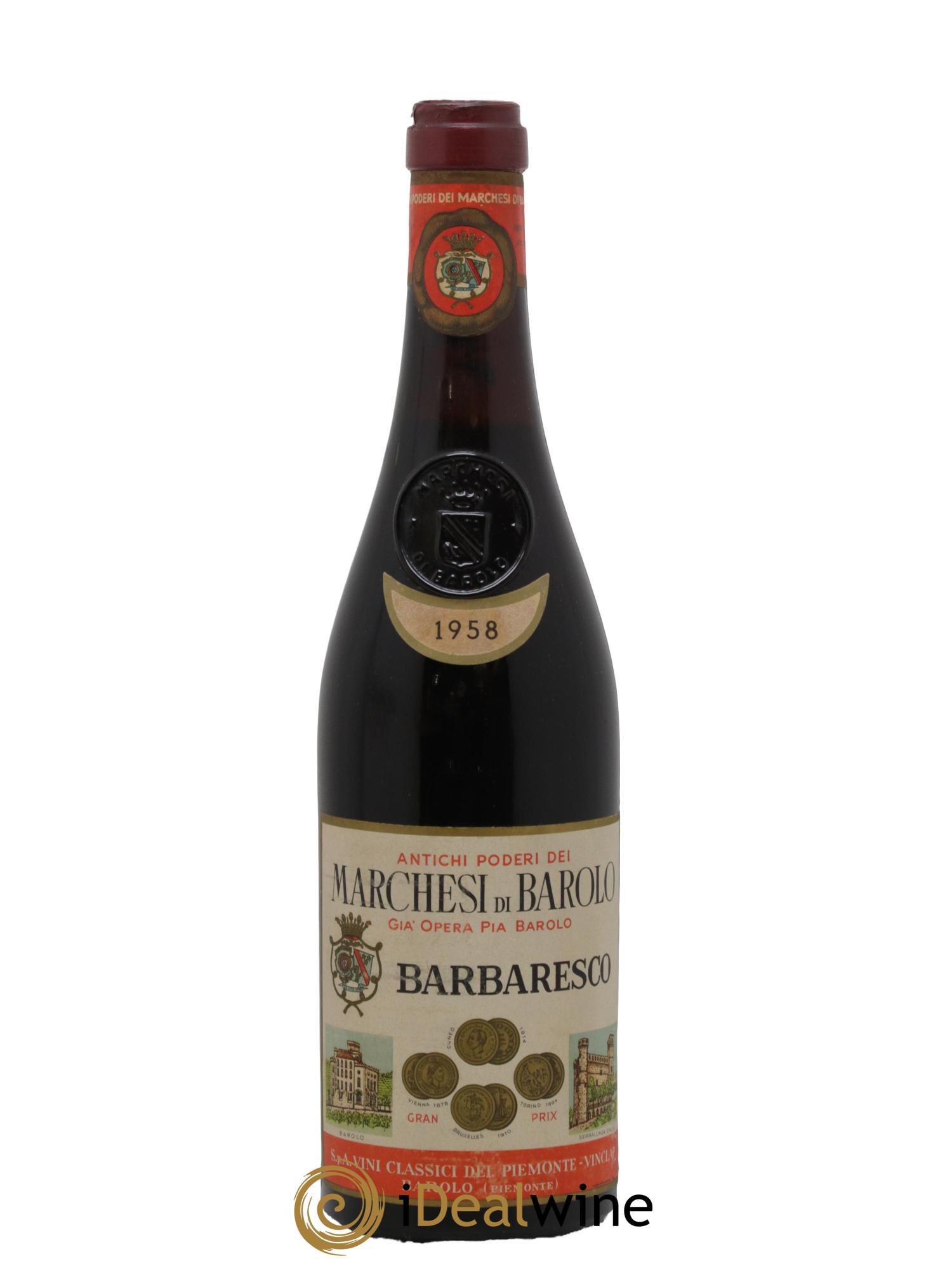 Barbaresco DOCG Marchesi di Barolo 1958 - Lot de 1 bouteille - 0