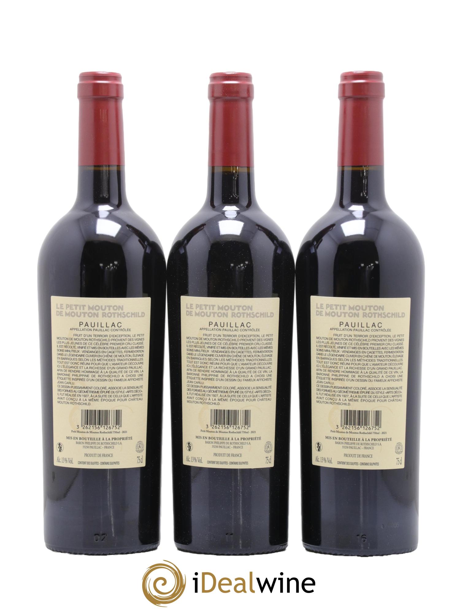 Petit Mouton Second Vin 2021 - Lot de 6 bouteilles - 2