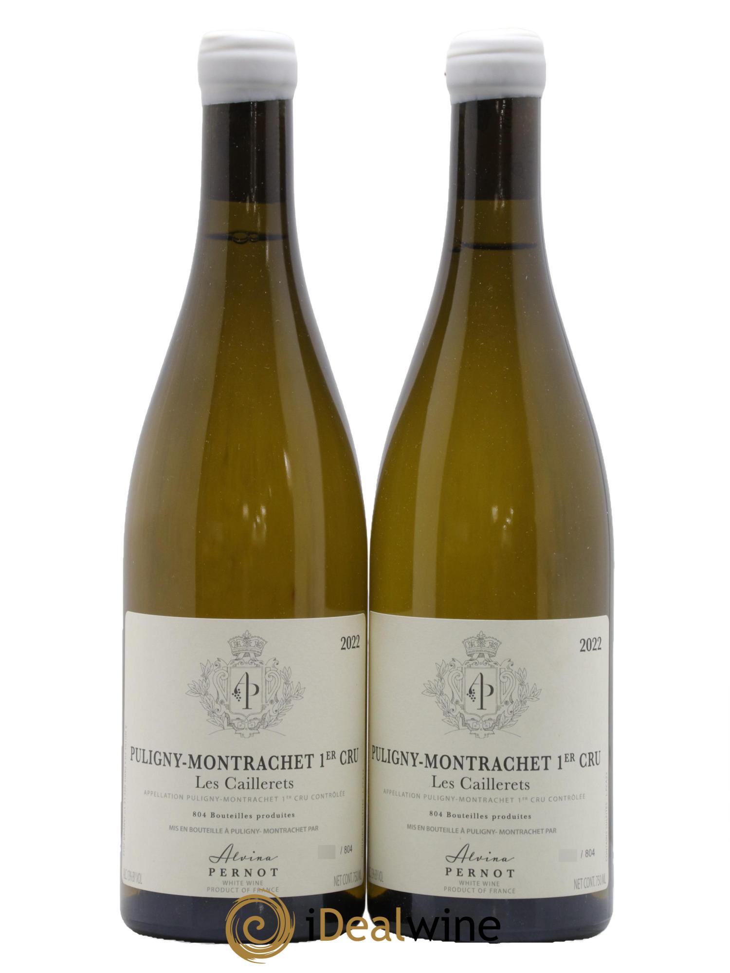 Puligny-Montrachet 1er Cru Les Caillerets Pernot Alvina 2022 - Lot de 2 bouteilles - 0