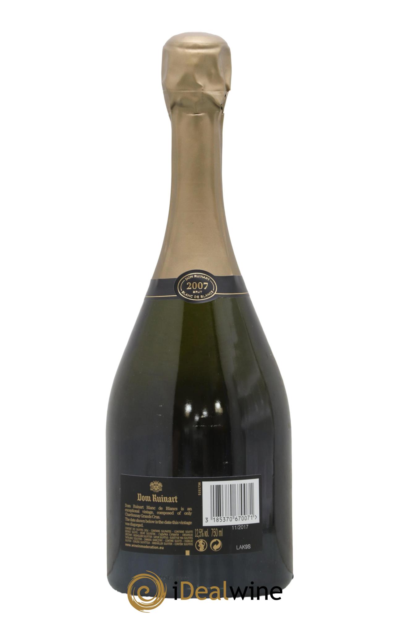 Dom Ruinart Brut Ruinart  2007 - Lotto di 1 bottiglia - 1