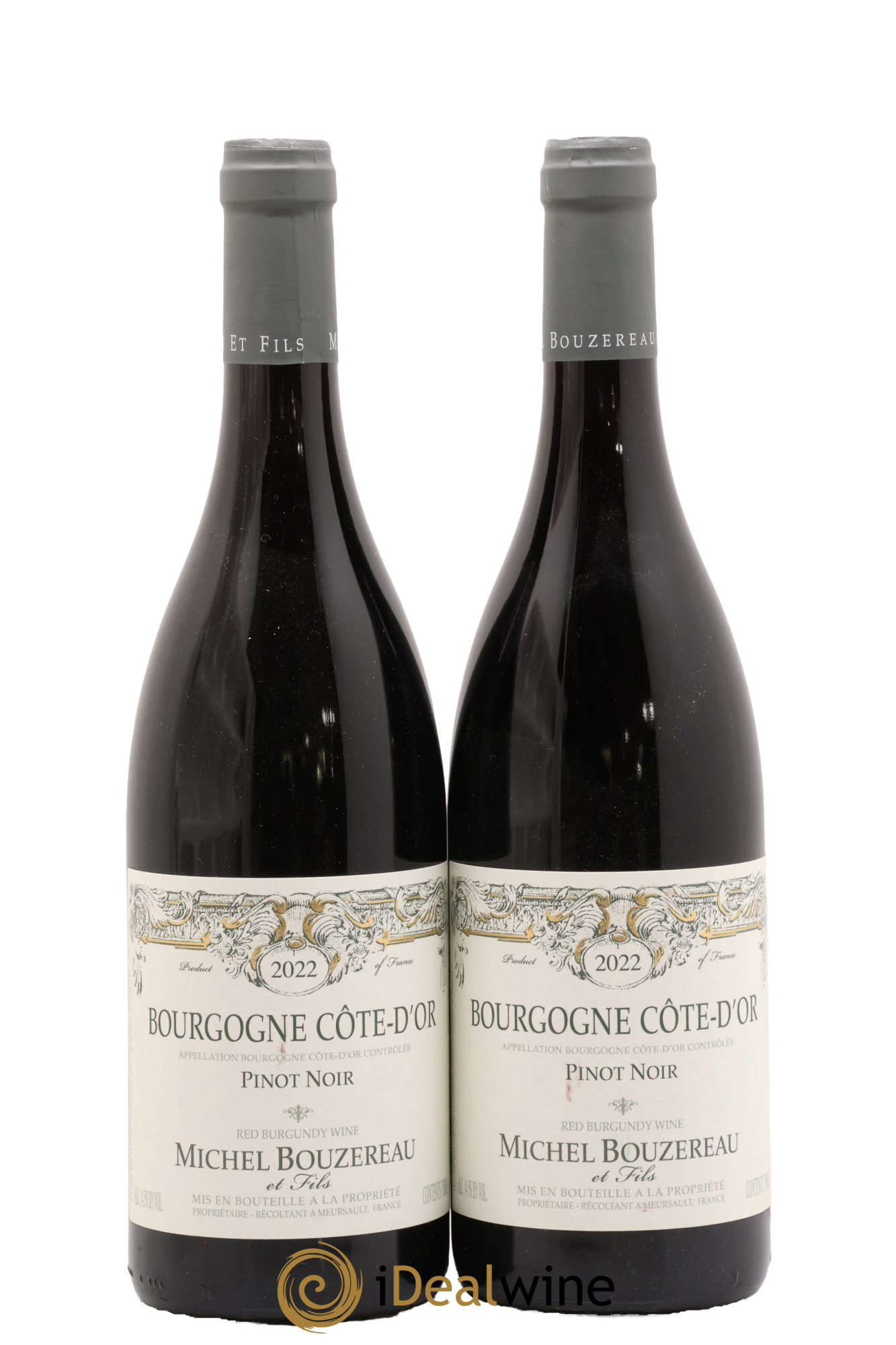 Bourgogne Côte-d'Or Michel Bouzereau et Fils (Domaine) 2022 - Lot de 2 bouteilles - 0