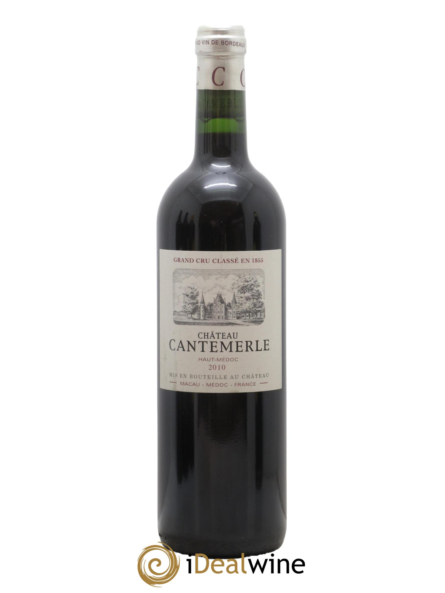 Château Cantemerle 5ème Grand Cru Classé 2010 - Lot de 1 bouteille - 0