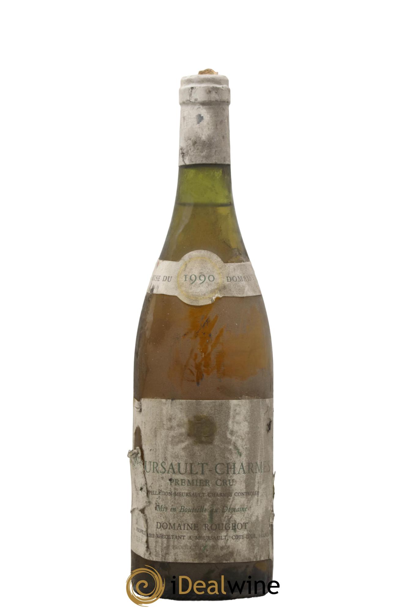 Meursault 1er Cru Charmes Domaine Rougeot 1990 - Lot de 1 bouteille - 0