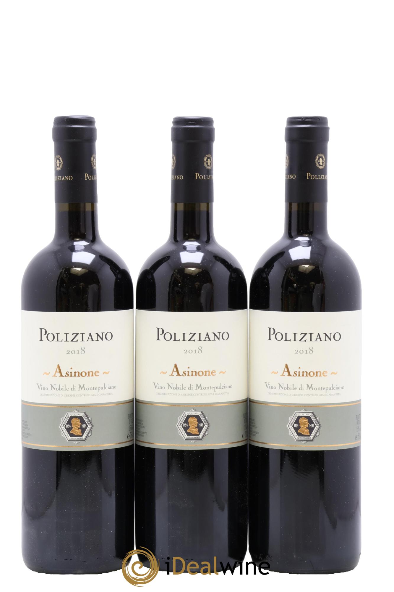 Vino Nobile di Montepulciano DOCG Asinone Poliziano 2018 - Lot de 3 bouteilles - 0