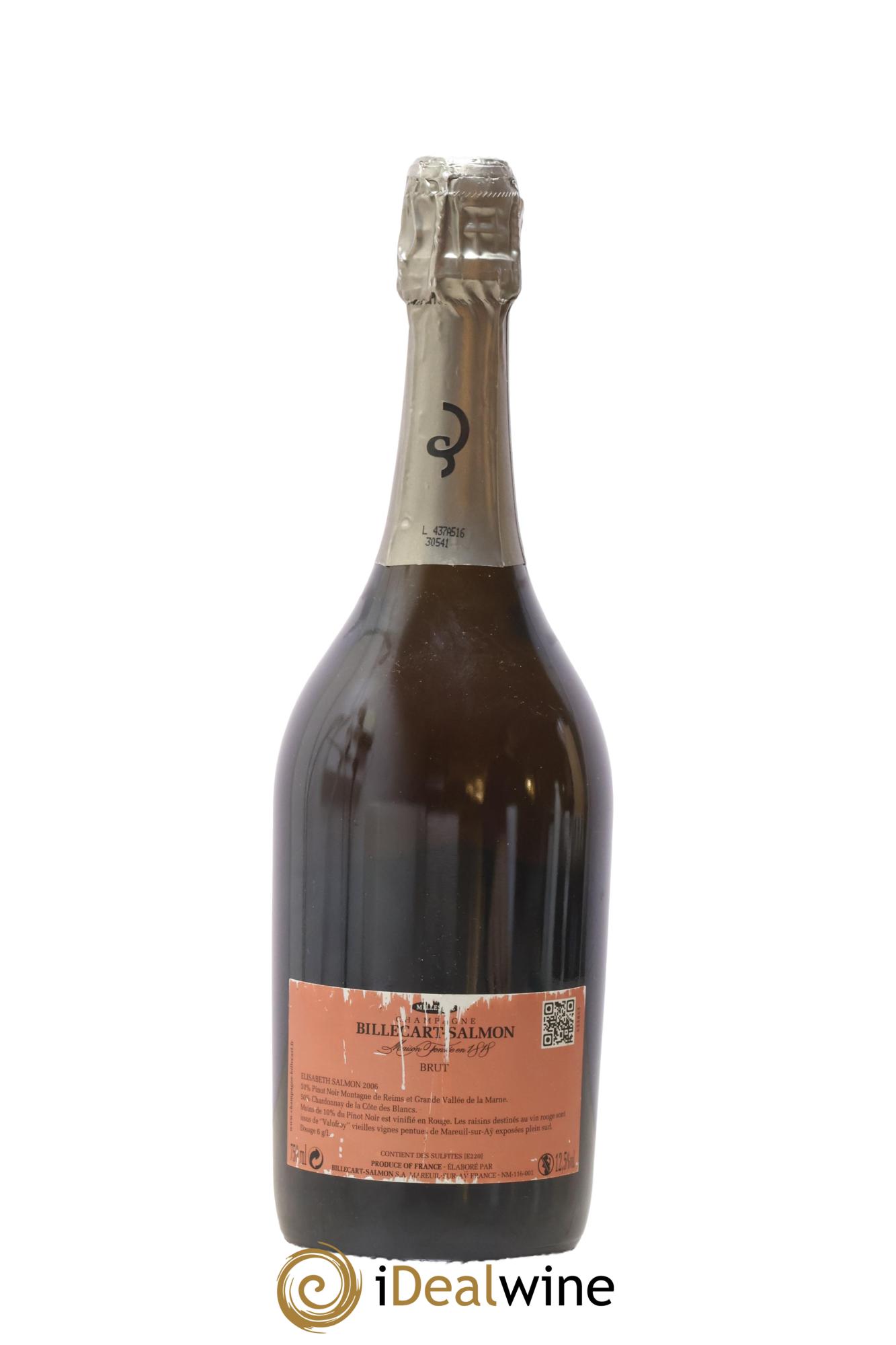 Elisabeth Salmon Billecart-Salmon 2006 - Posten von 1 Flasche - 1