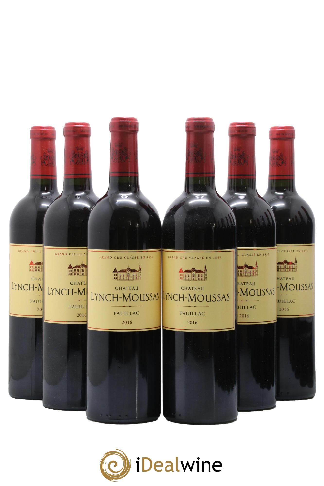 Château Lynch Moussas 5ème Grand Cru Classé 2016 - Lotto di 6 bottiglie - 0