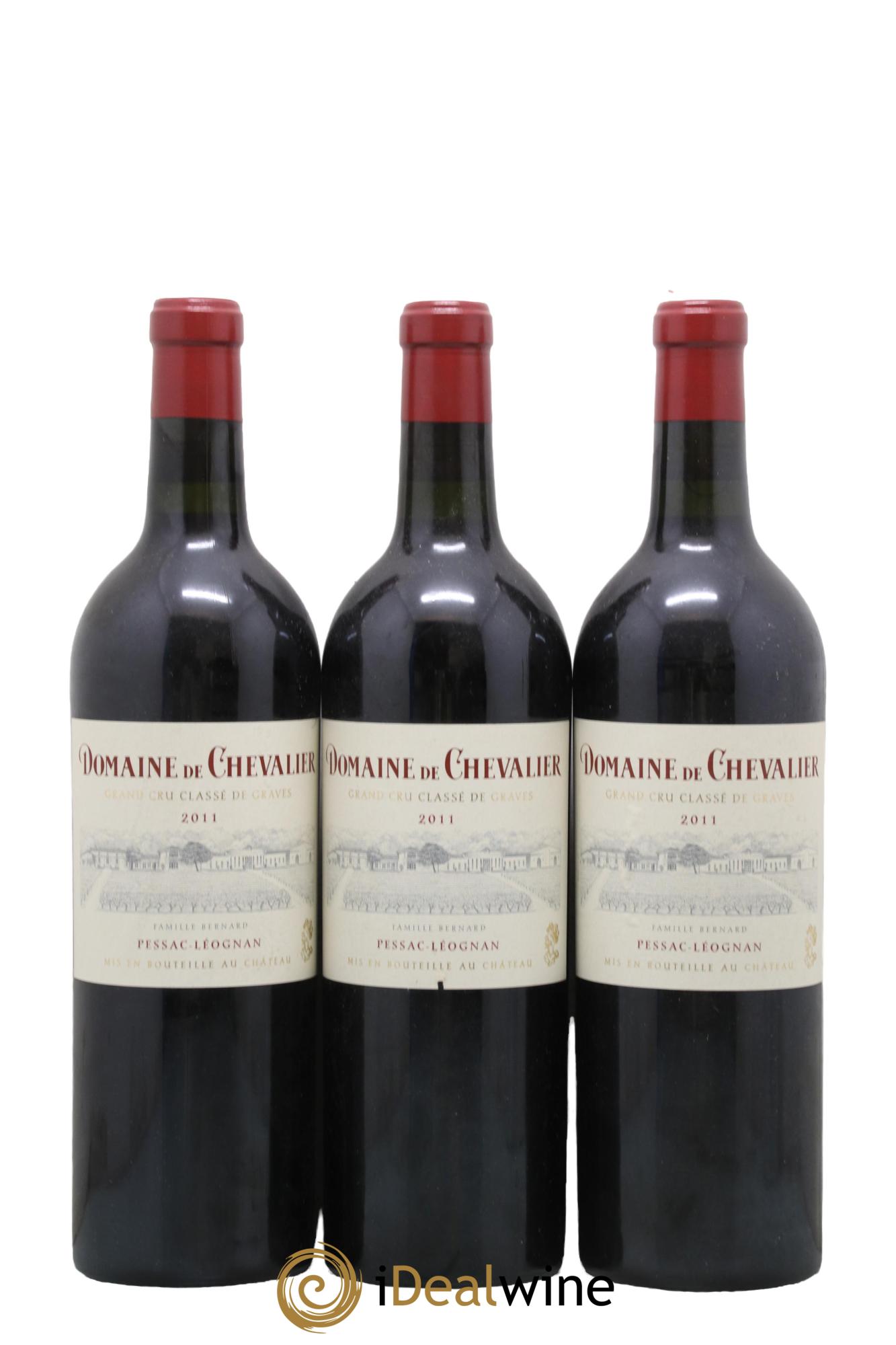 Domaine de Chevalier Cru Classé de Graves 2011 - Lot de 3 bouteilles - 0