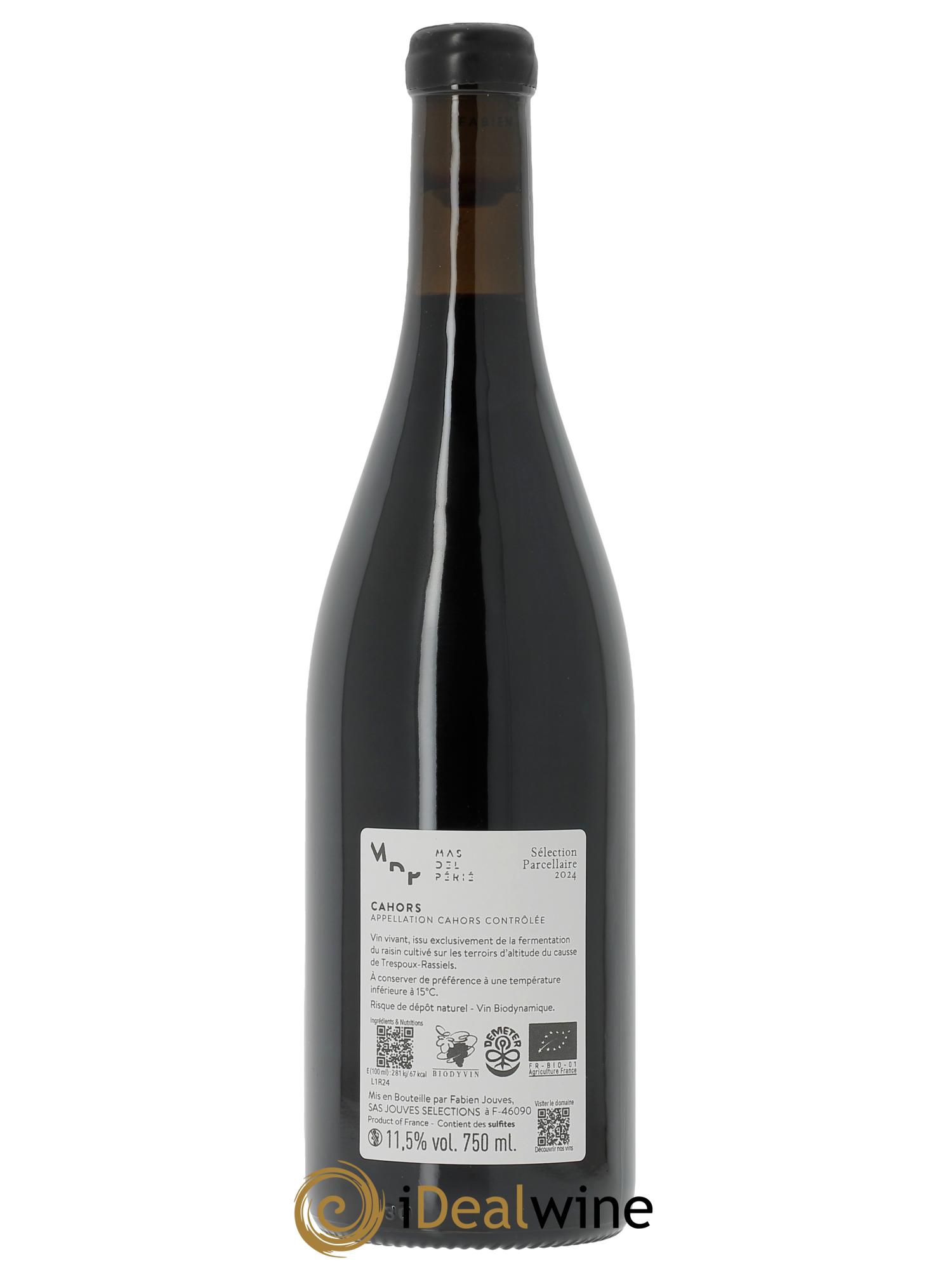 Cahors Mas Del Périé La Roque Fabien Jouves  2024 - Lot of 1 bottle - 1