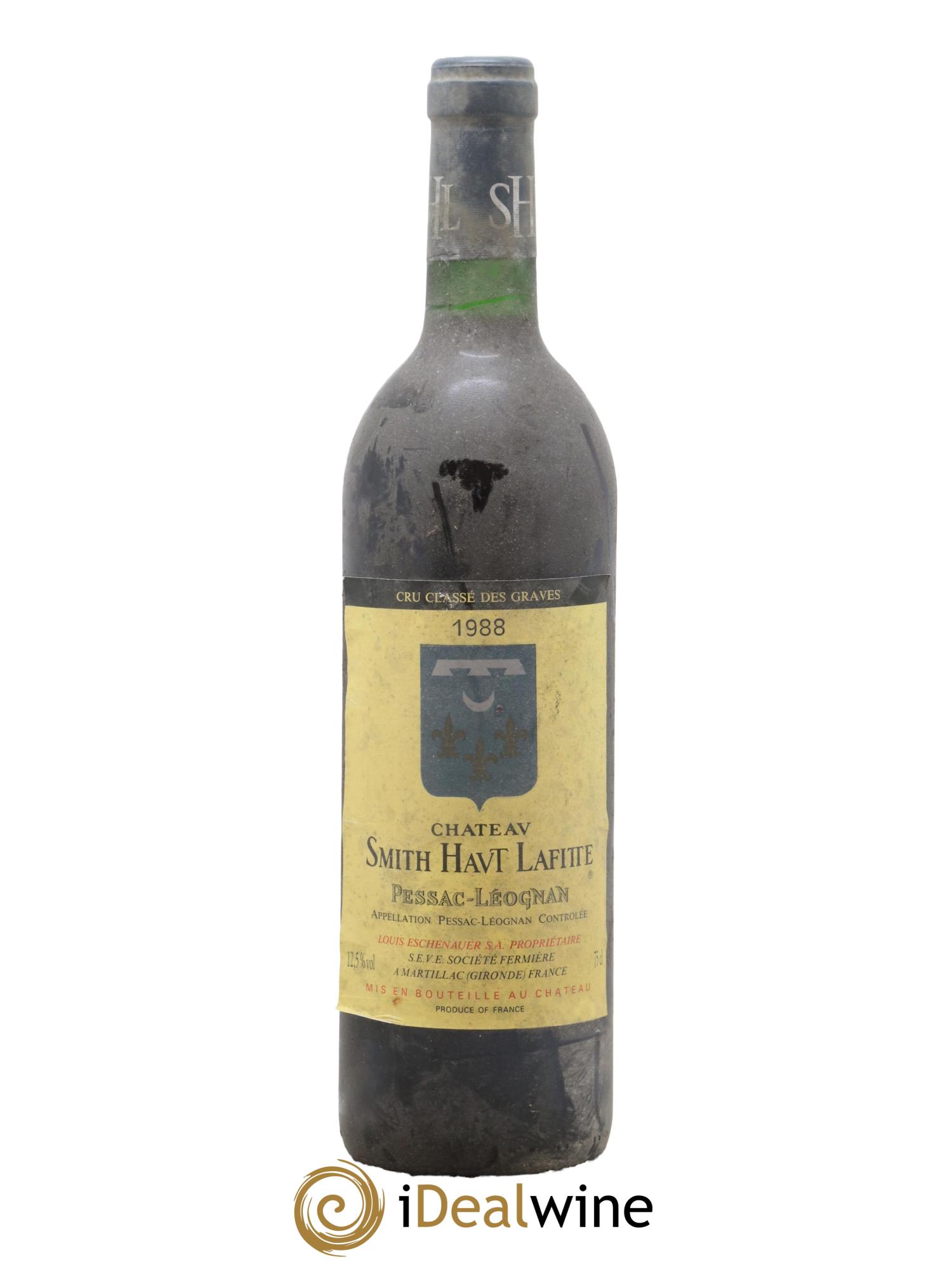 Château Smith Haut Lafitte Cru Classé de Graves 1988 - Lot de 1 bouteille - 0
