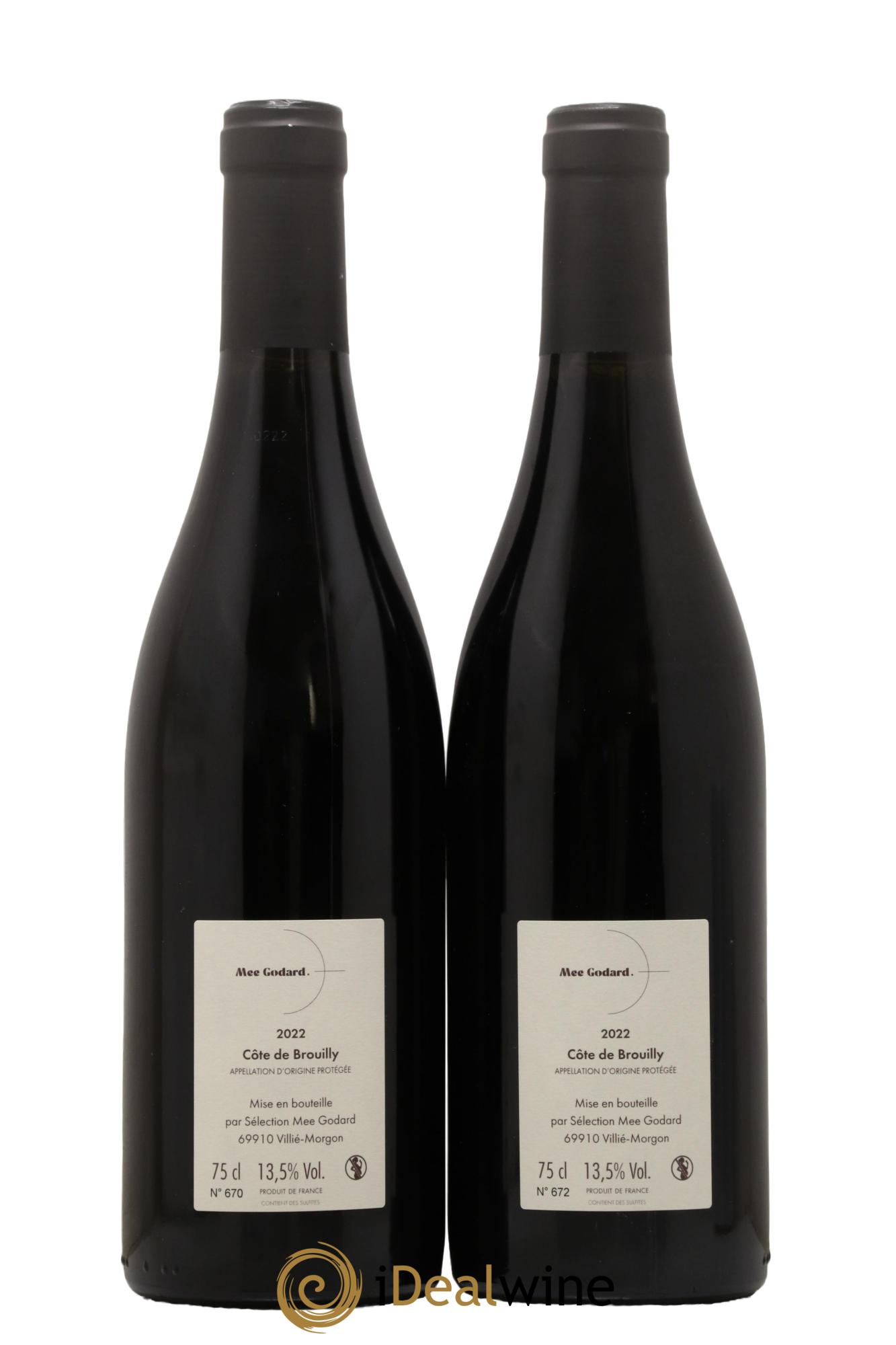 Côte de Brouilly Métamorphoses Mee Godard 2022 - Posten von 2 Flaschen - 1