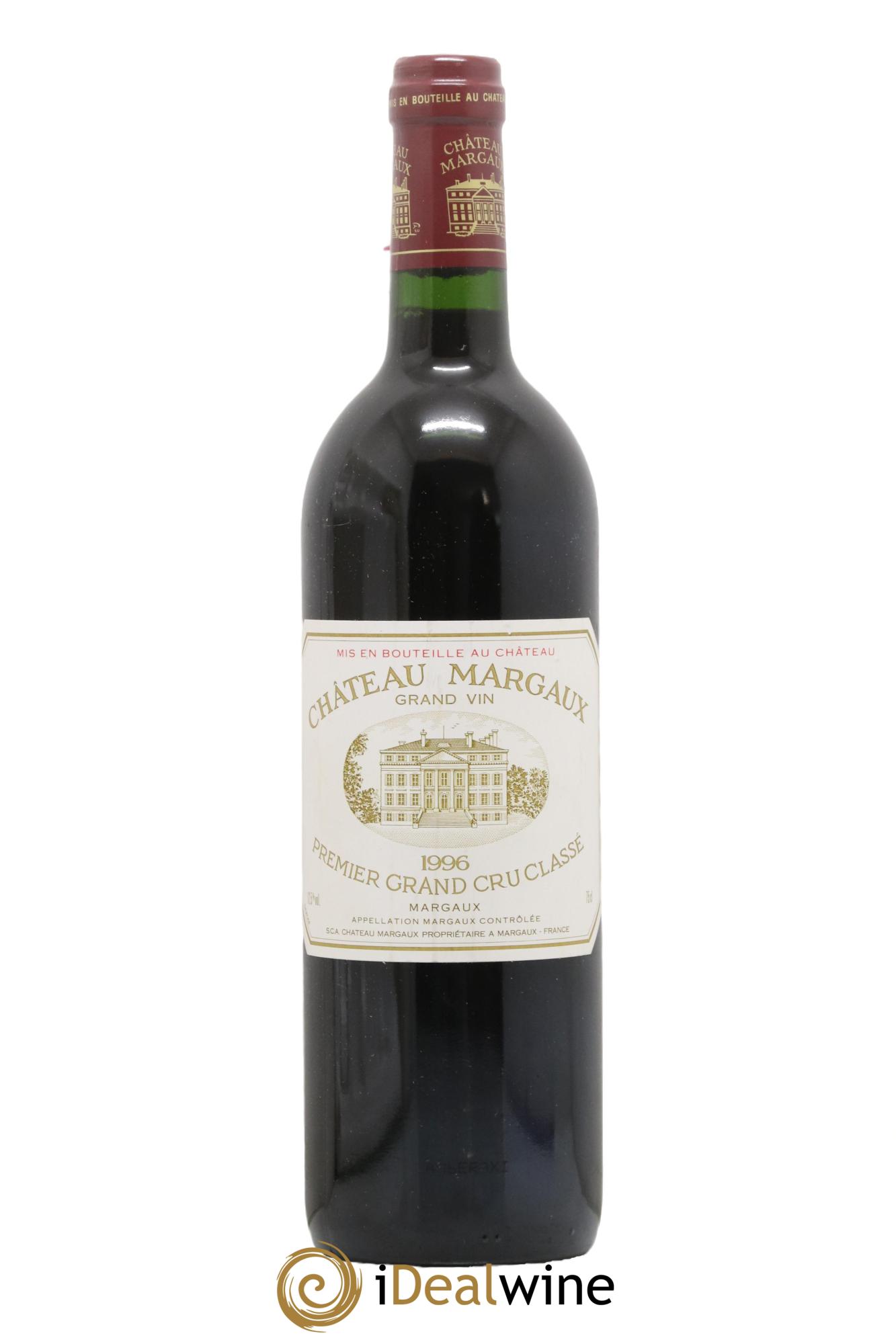 Château Margaux 1er Grand Cru Classé 1996 - Lot de 1 bouteille - 0