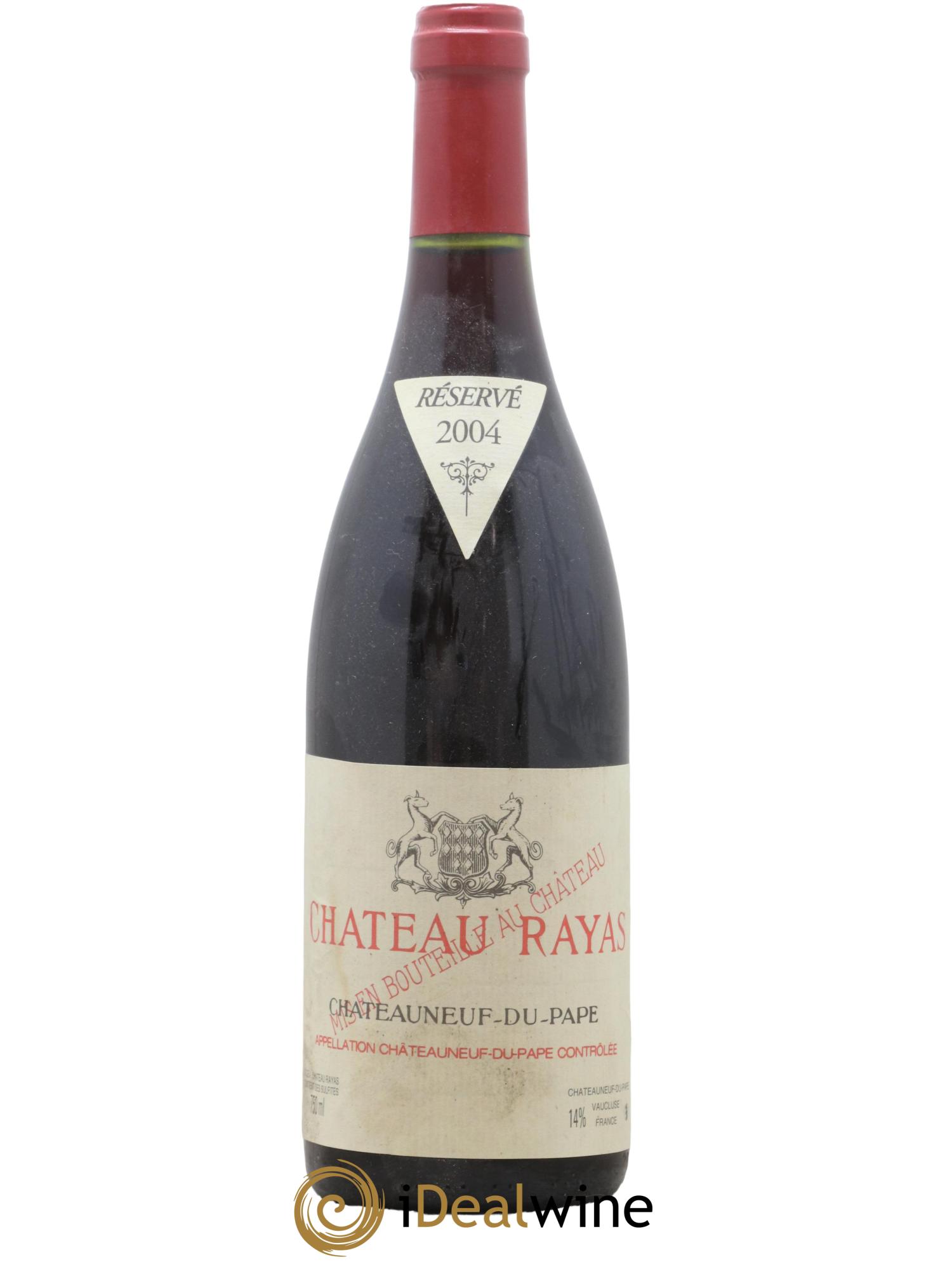 Châteauneuf-du-Pape Château Rayas Emmanuel Reynaud 2004 - Lot de 1 bouteille - 0