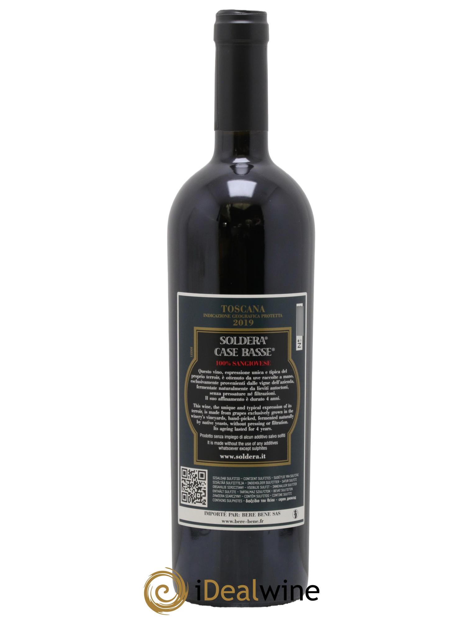 Toscana IGT Soldera Case Basse - Gianfranco Soldera 2019 - Lot of 1 bottle - 1