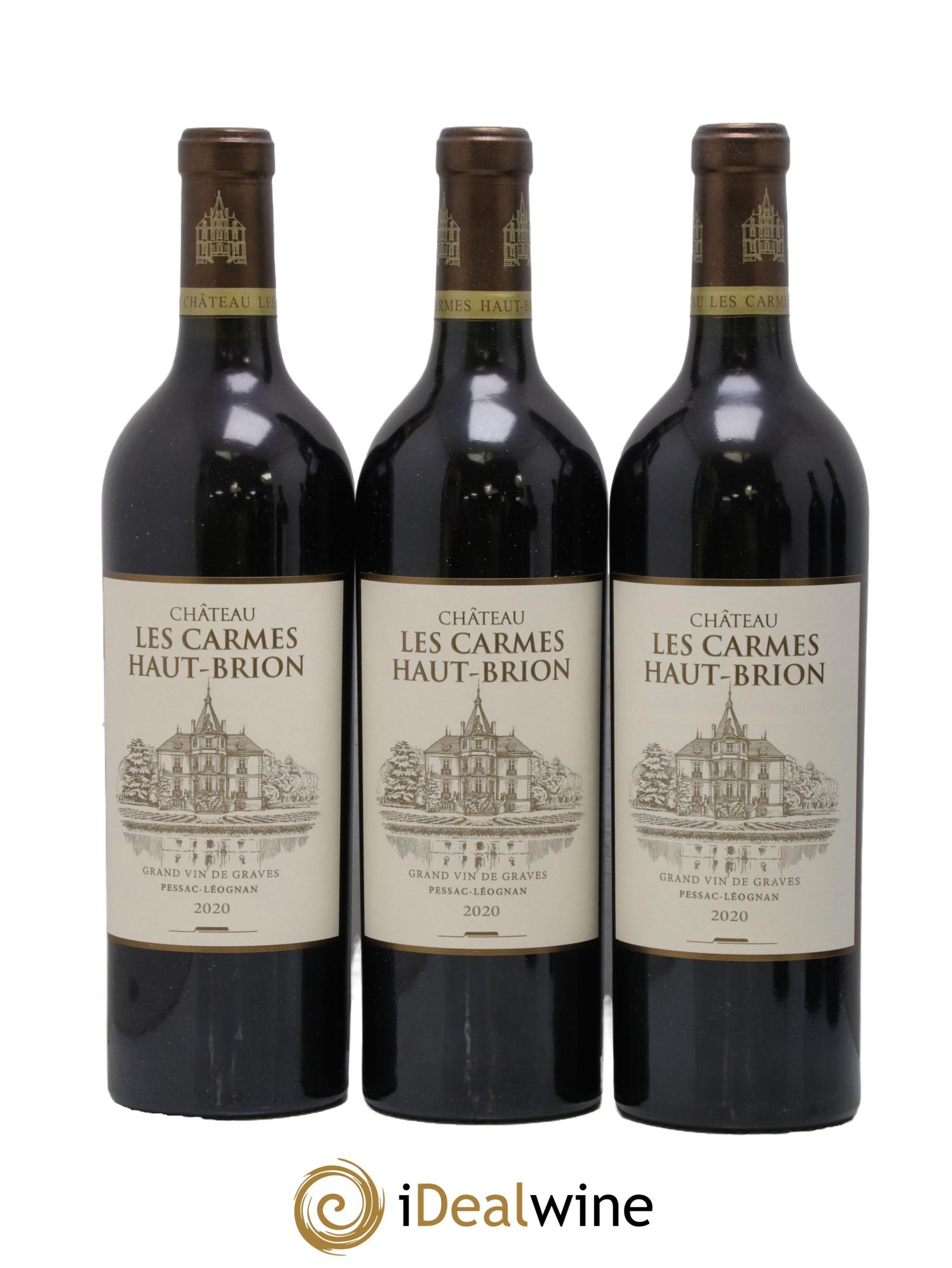 Château Les Carmes Haut-Brion 2020 - Lot de 6 bouteilles - 1