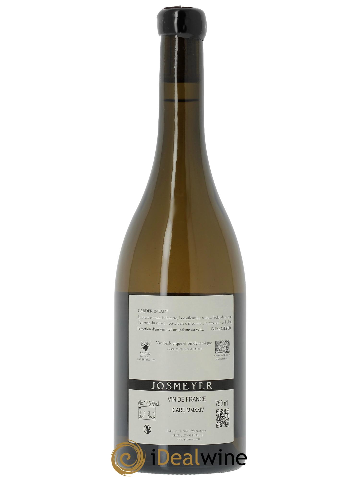 Vin de France Pinot Gris Icare Josmeyer (Domaine)  2024 - Lot de 1 bouteille - 1