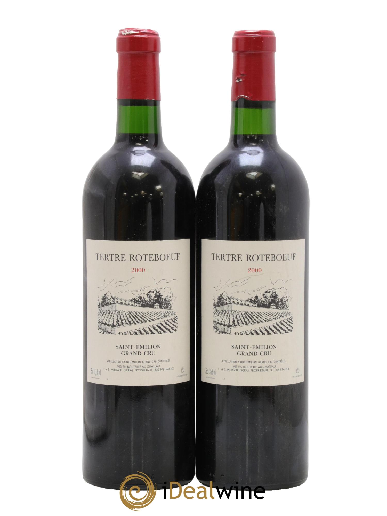 Château Tertre Roteboeuf 2000 - Lot of 2 bottles - 0