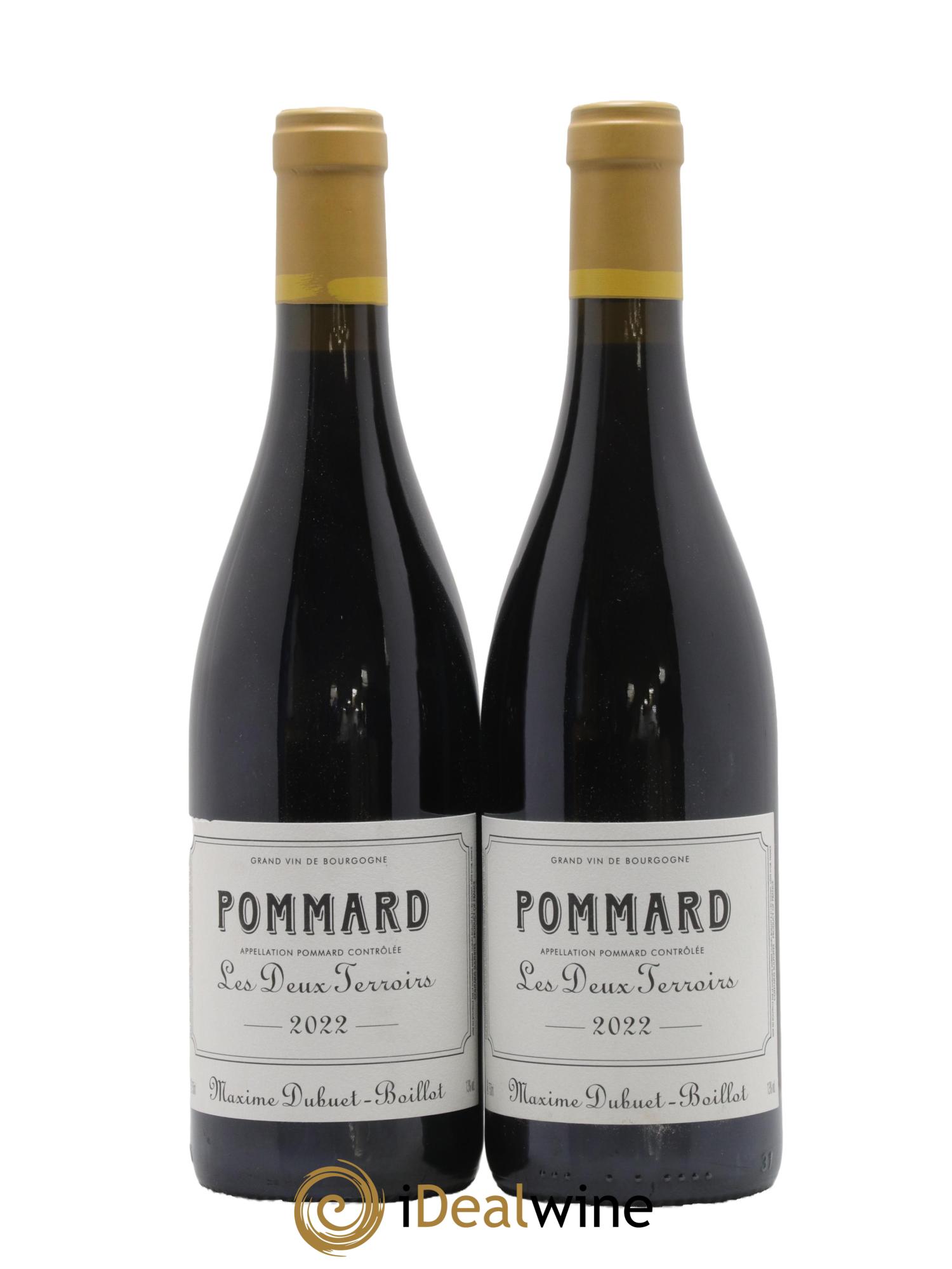 Pommard Les 2 Terroirs Dubuet Boillot 2022 - Lot de 2 bouteilles - 0