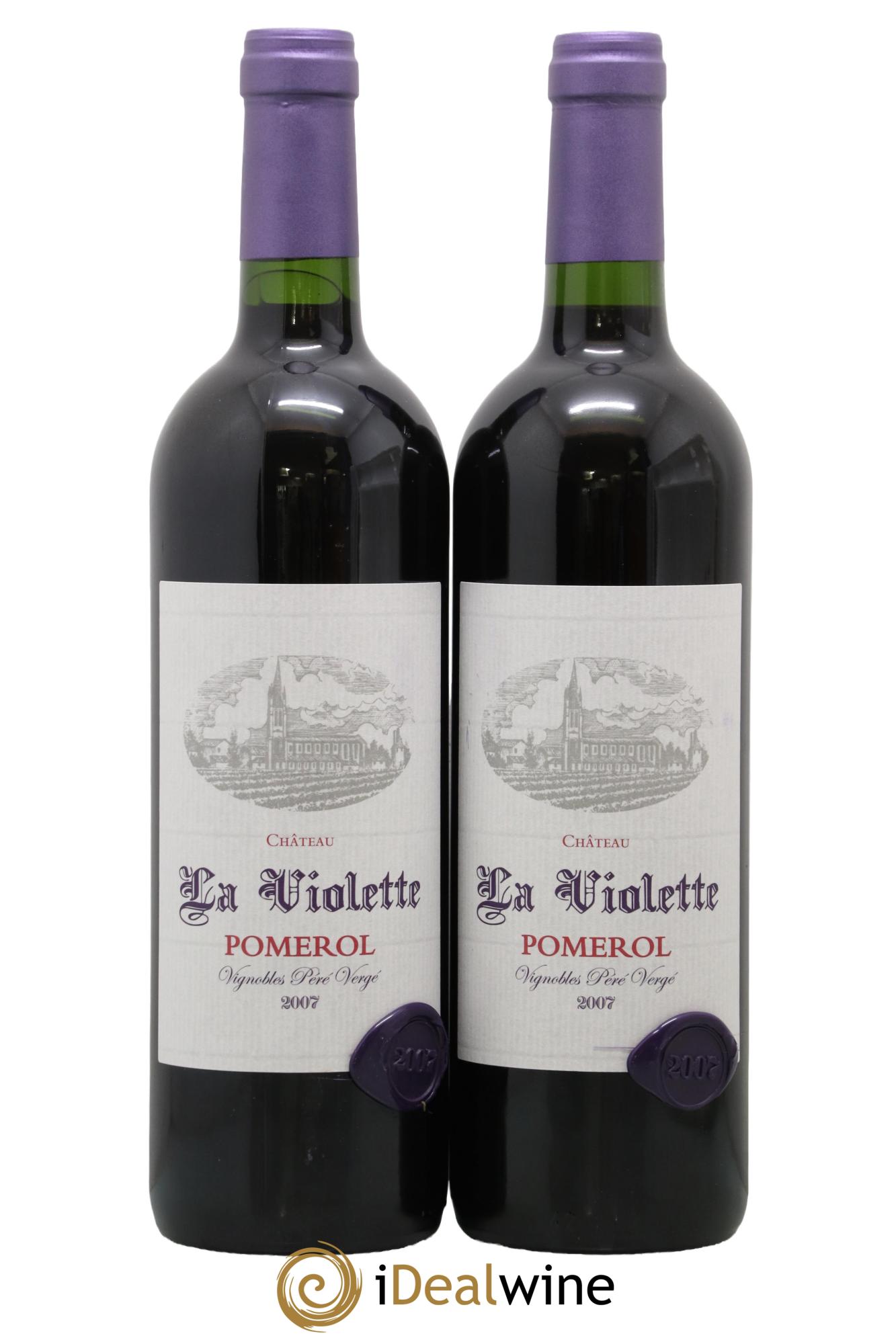 Château la Violette 2007 - Lot of 2 bottles - 0