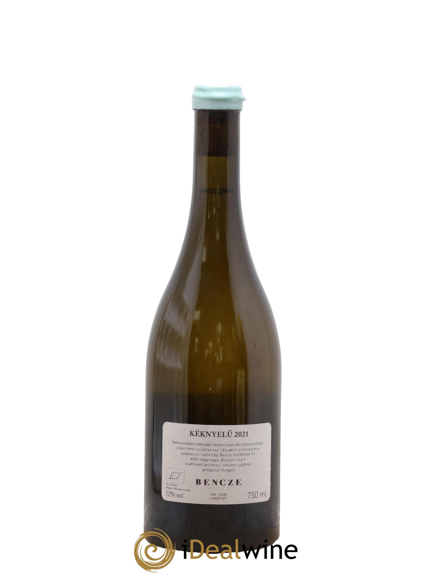Hongrie Keknyelu Bencze 2021 - Lot de 1 bouteille - 1