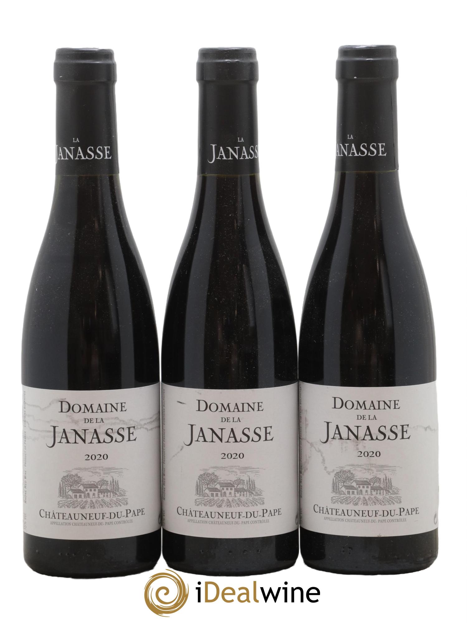Châteauneuf-du-Pape La Janasse (Domaine de) 2020 - Lot de 3 demi bouteilles - 0