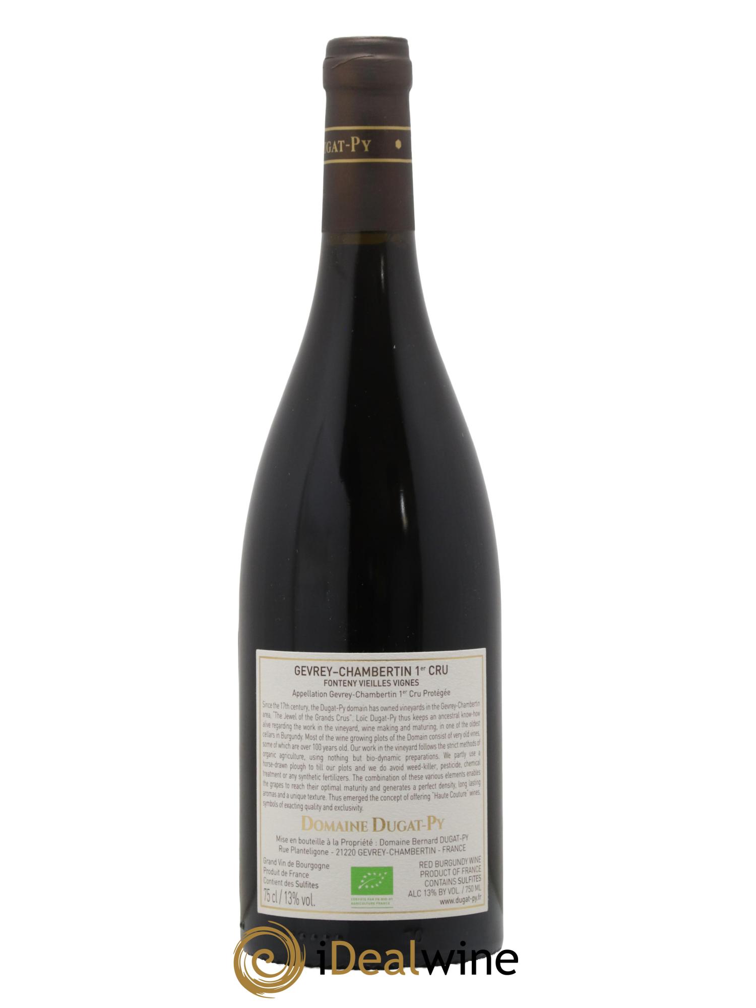 Gevrey-Chambertin 1er Cru Fonteny Vieilles Vignes Dugat Py 2018 - Lot de 1 bouteille - 1