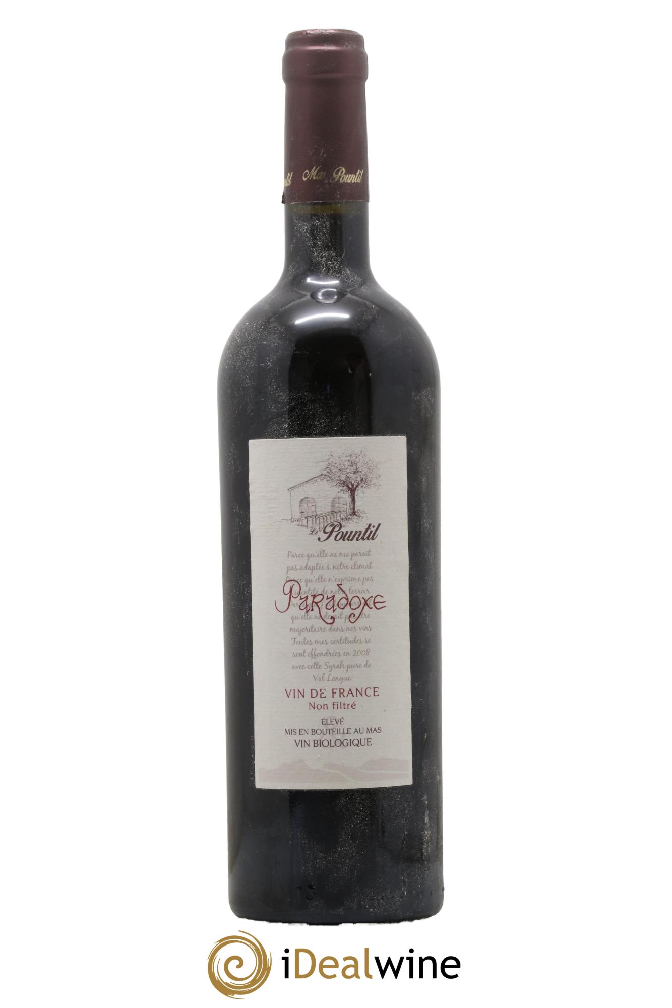 Vin de France Paradoxe Le Pountil 2018 - Lot de 1 bouteille - 0