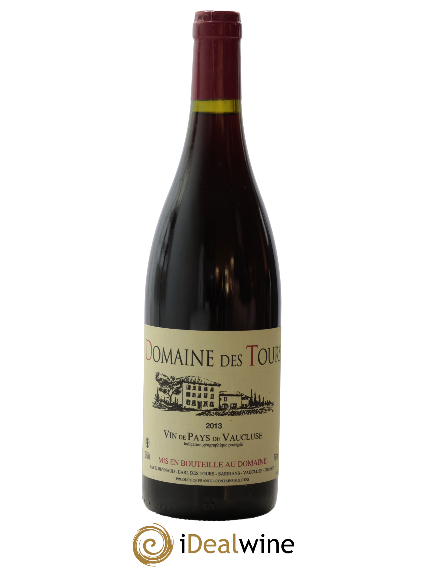 Vaucluse (Vin de Pays de Vaucluse) Domaine des Tours Emmanuel Reynaud 2013 - Lot de 1 bouteille - 0