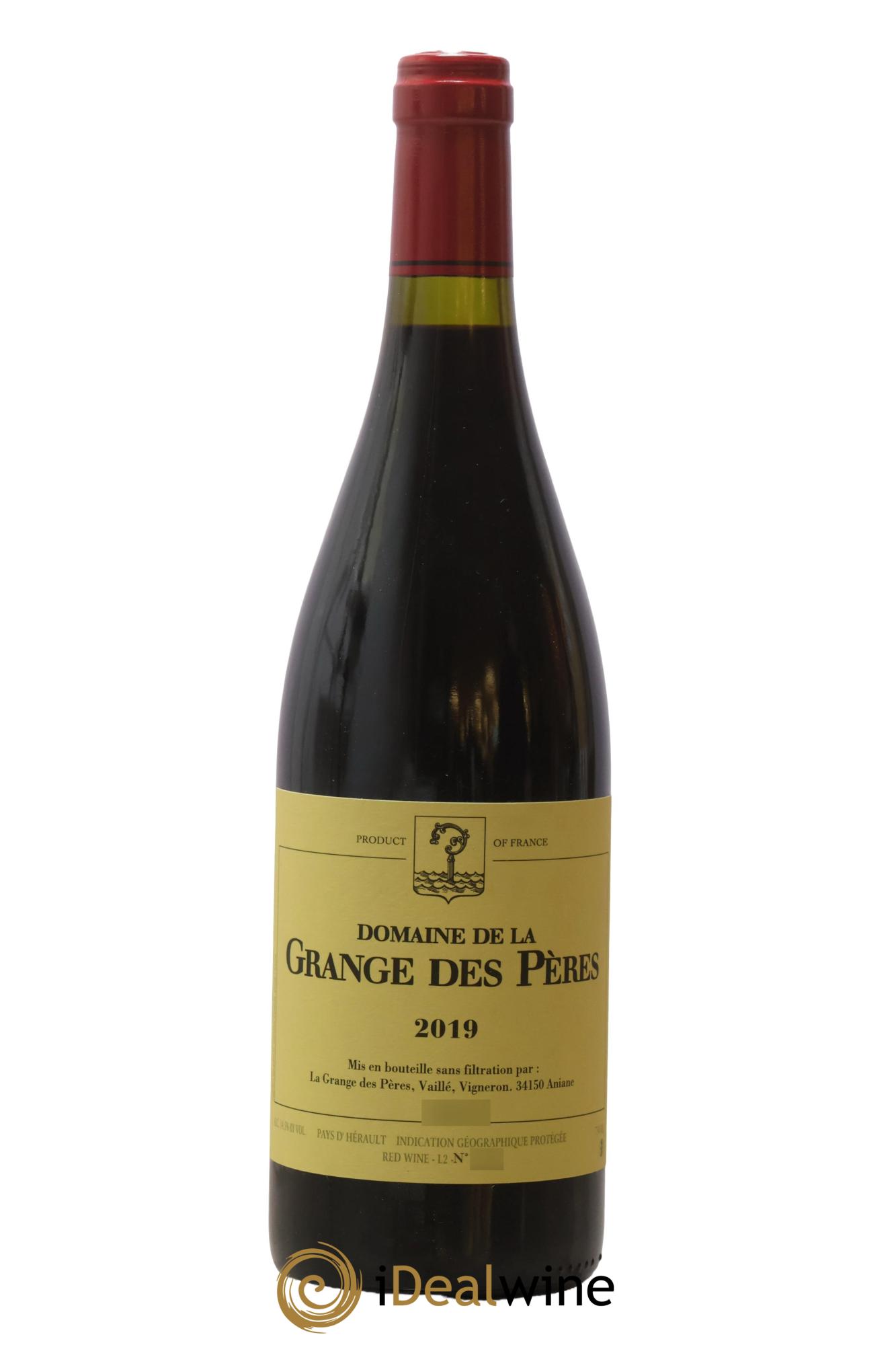 IGP Pays d'Hérault Grange des Pères Laurent Vaillé 2019 - Posten von 1 Flasche - 0