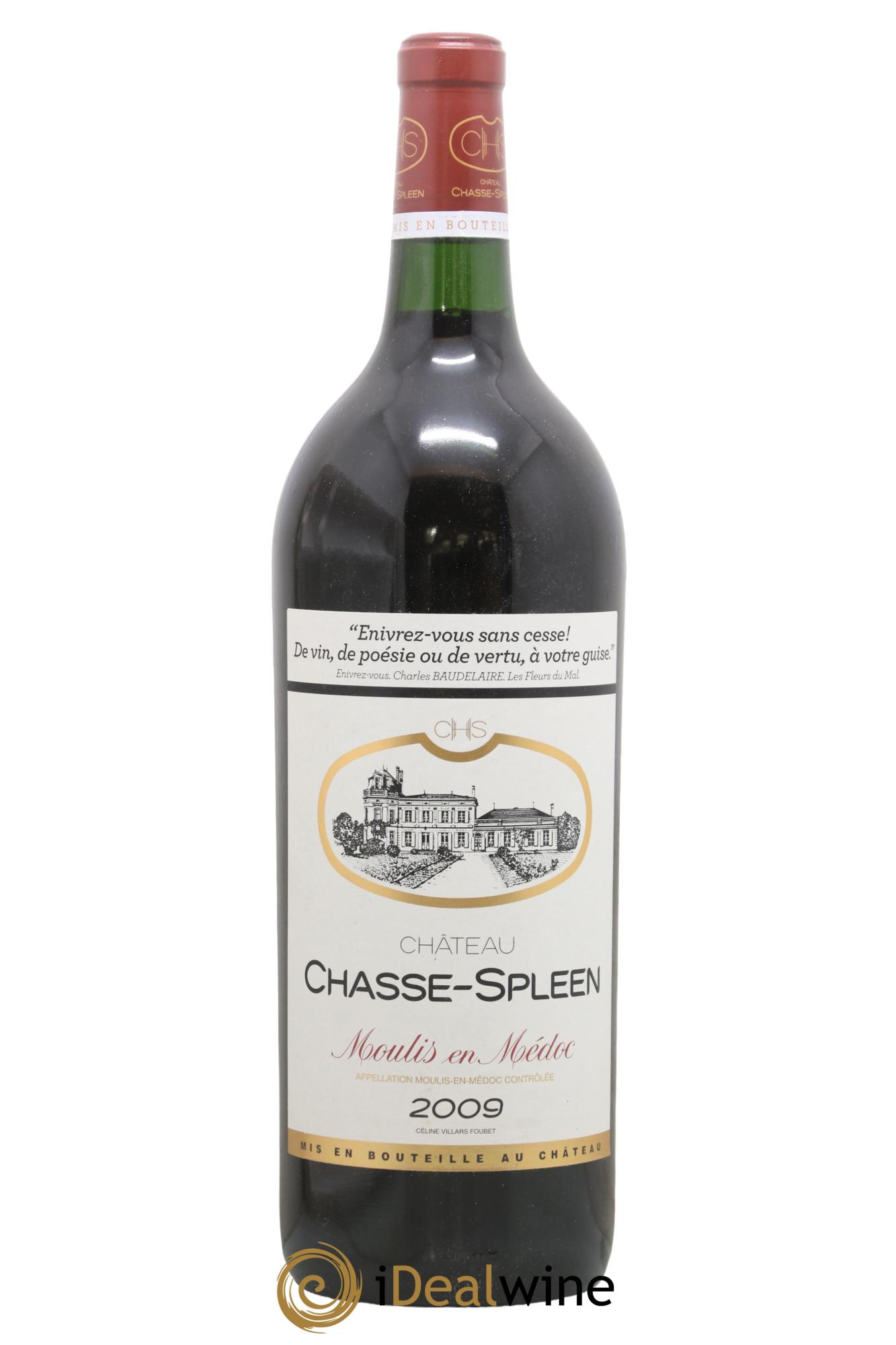 Château Chasse Spleen 2009 - Lotto di 1 magnum - 0