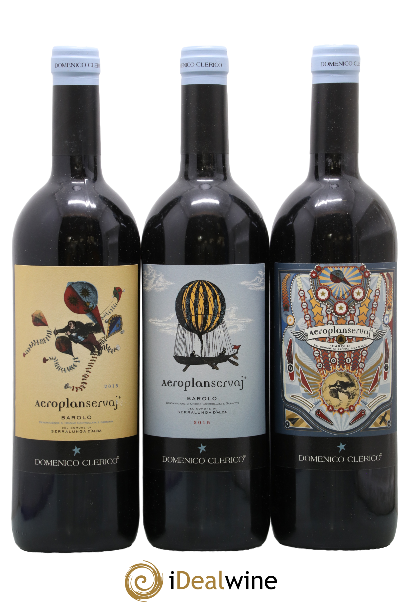 Caisse Bois Barolo DOCG Aeroplanservaj Domenico Clerico 2015 - Lot de 6 bouteilles - 2
