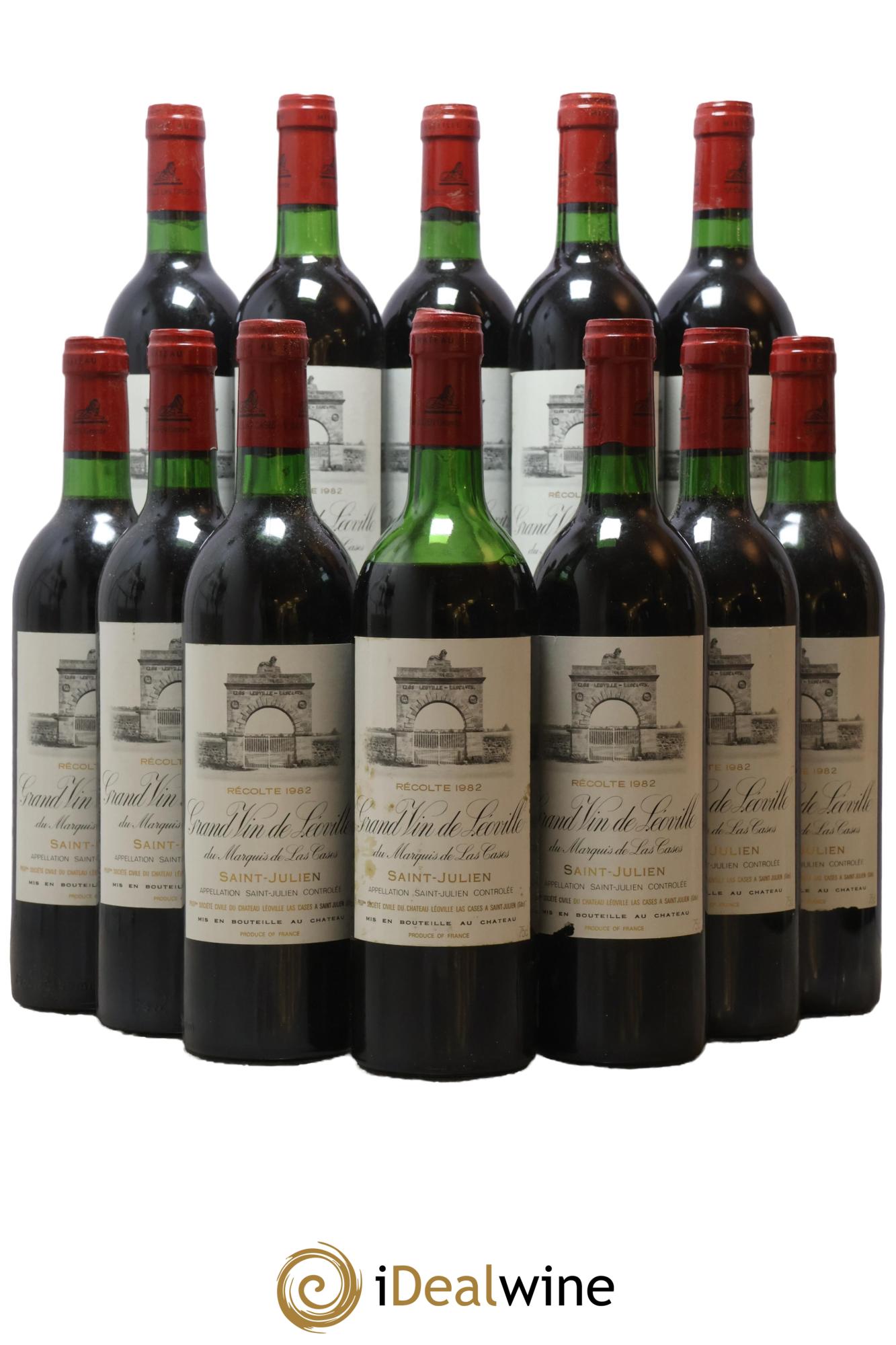 Château Léoville Las Cases 2ème Grand Cru Classé 1982 - Lot de 12 bouteilles - 0