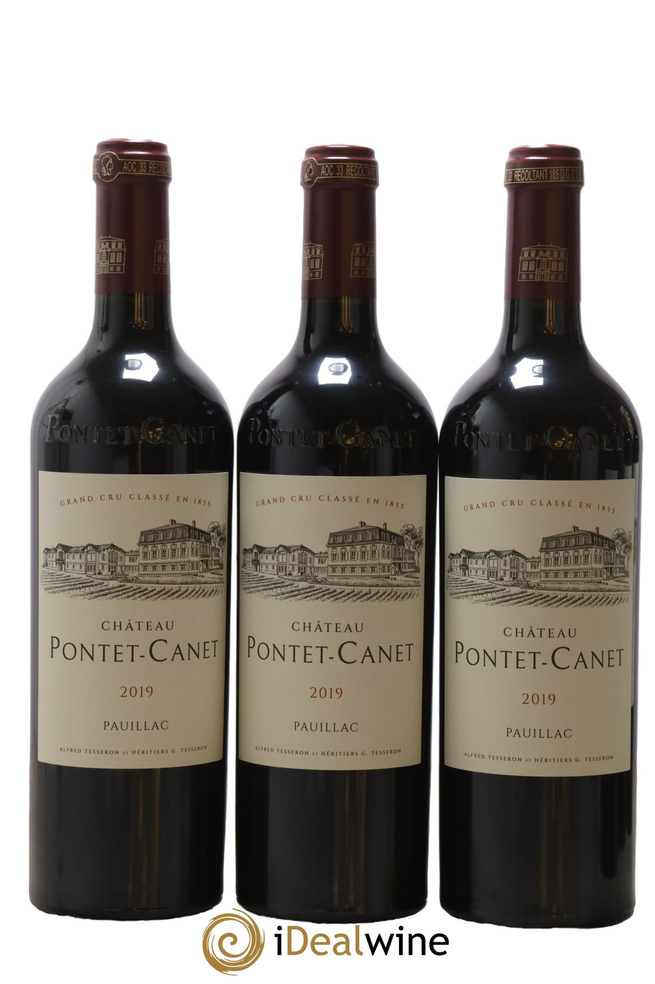 Château Pontet Canet 5ème Grand Cru Classé 2019 - Lot de 6 bouteilles - 2