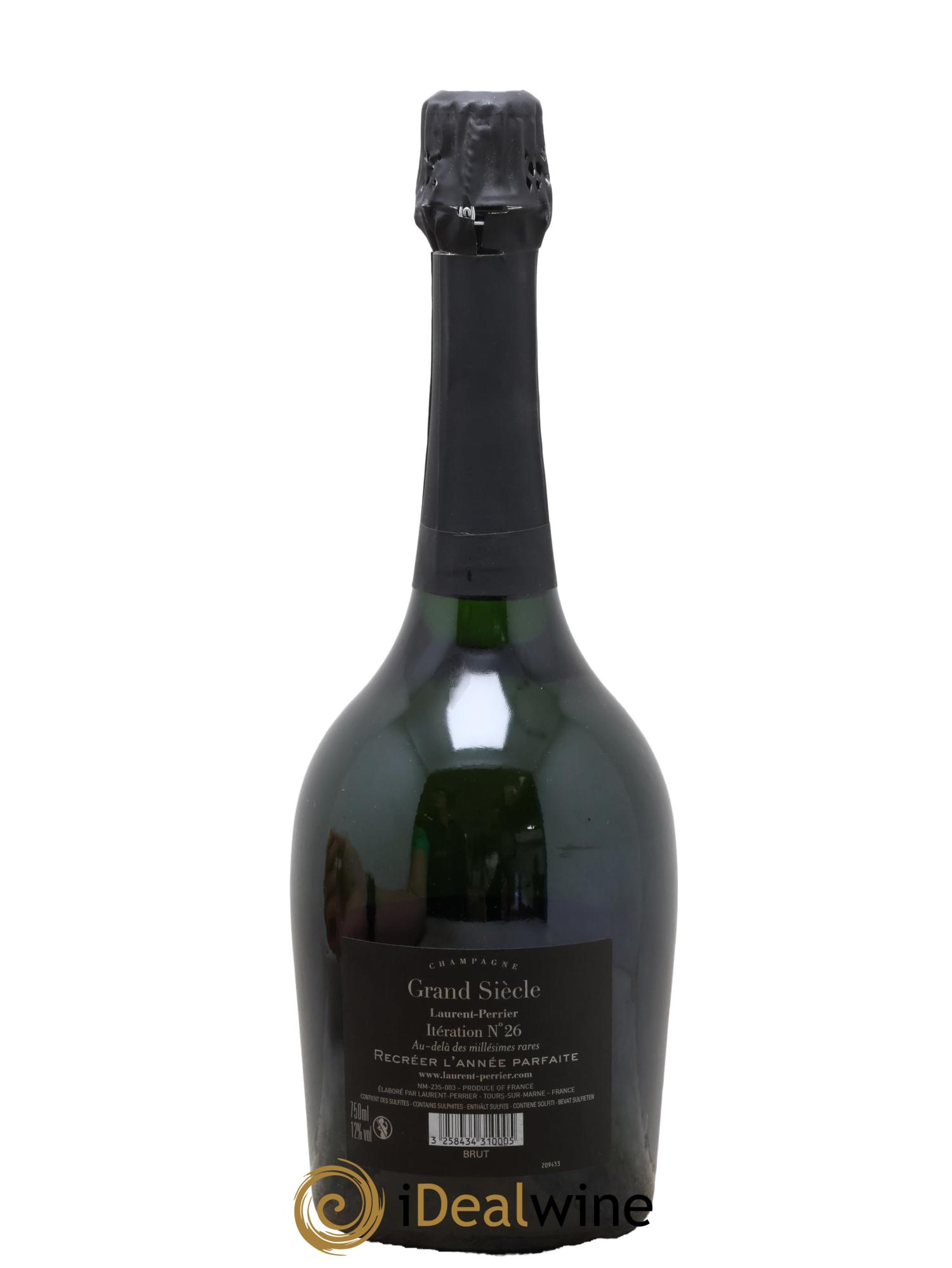 Grand Siècle Itération 26 Laurent Perrier - Lot de 1 bouteille - 1