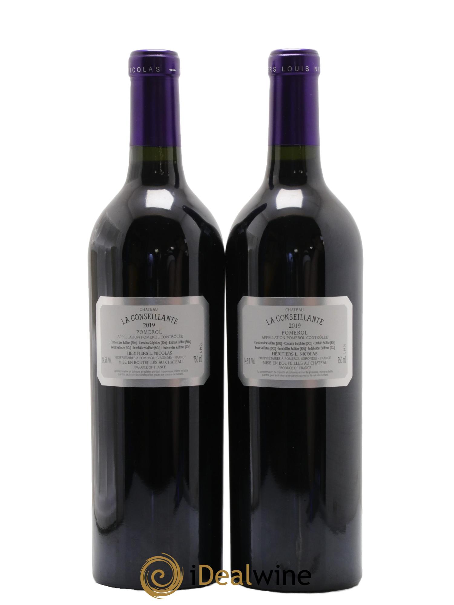 Château la Conseillante 2019 - Lot de 2 bouteilles - 1