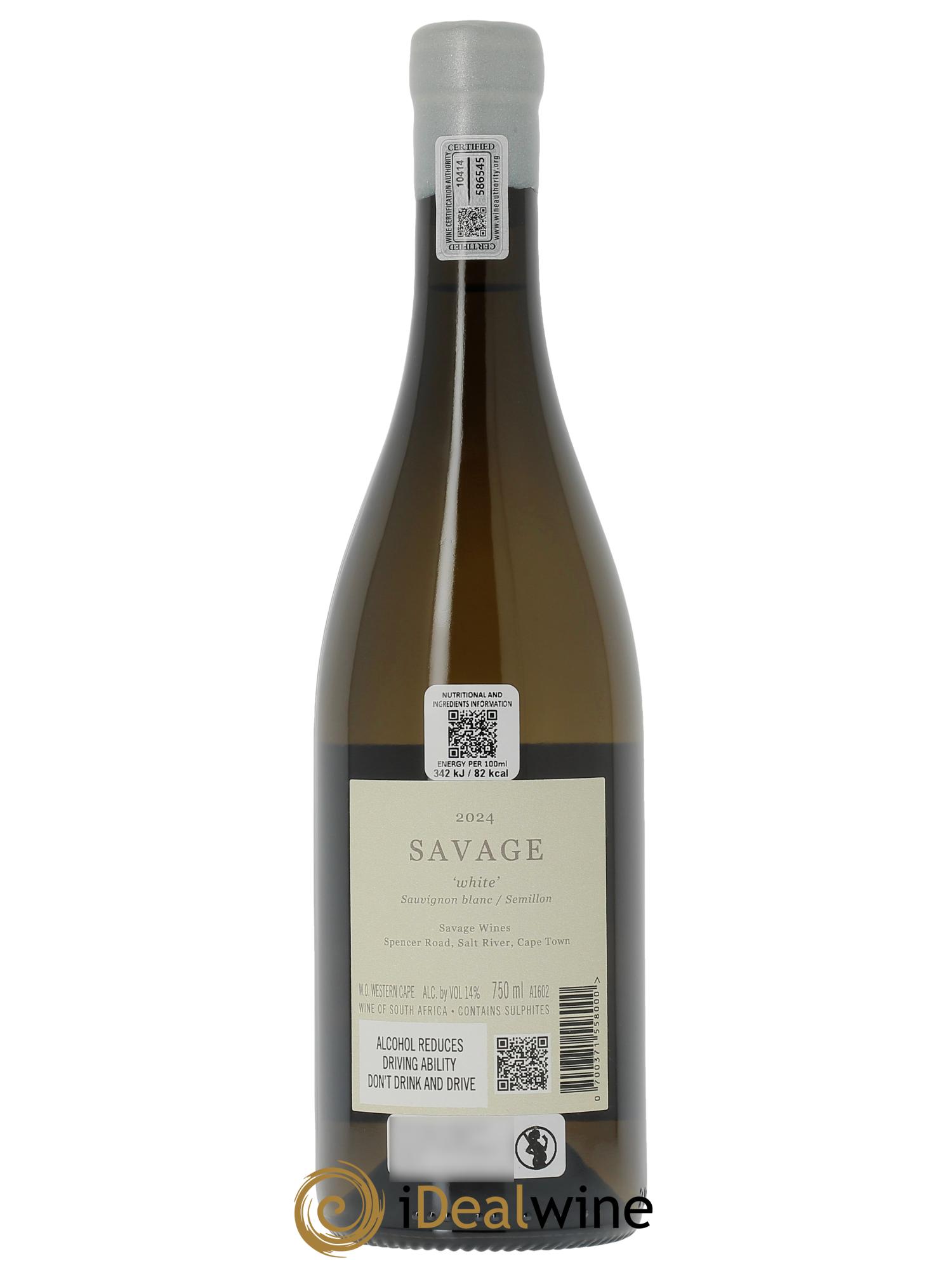 Western Cape Savage White  2024 - Lot de 1 bouteille - 1
