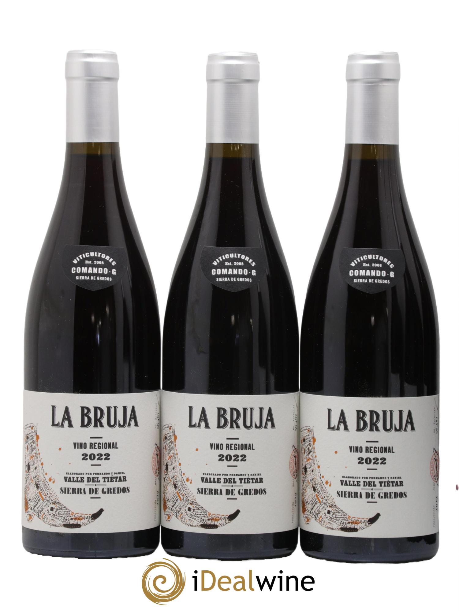 Vinos de Madrid DO Comando G La Bruja de Rozas 2022 - Lot de 6 bouteilles - 1