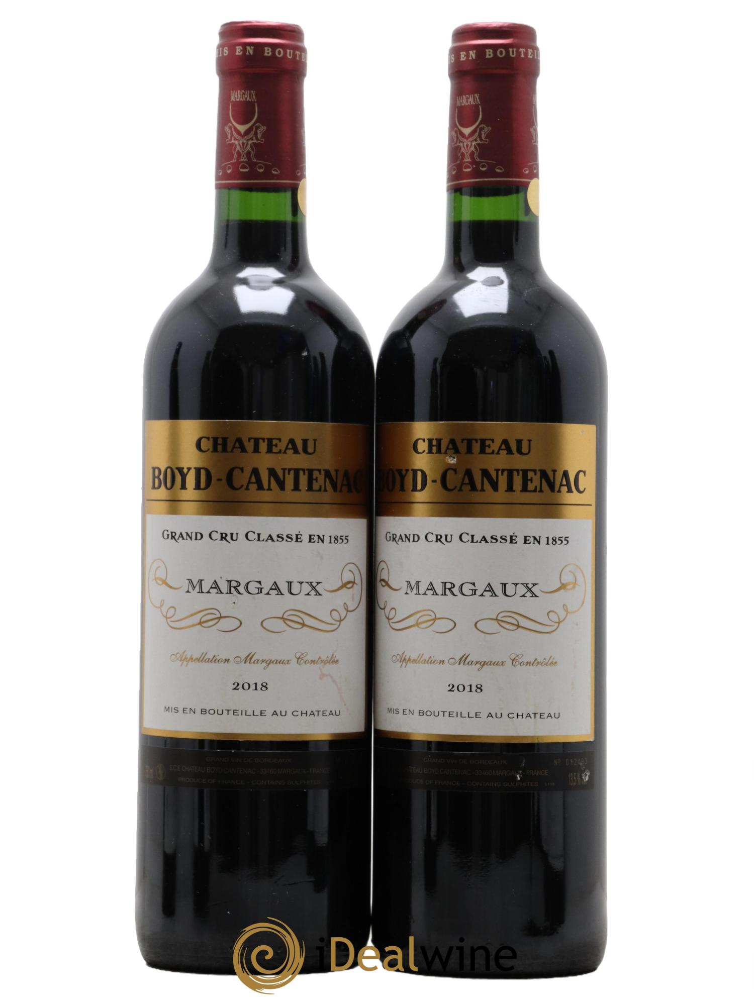 Château Boyd Cantenac 3ème Grand Cru Classé 2018 - Lot de 2 bouteilles - 0