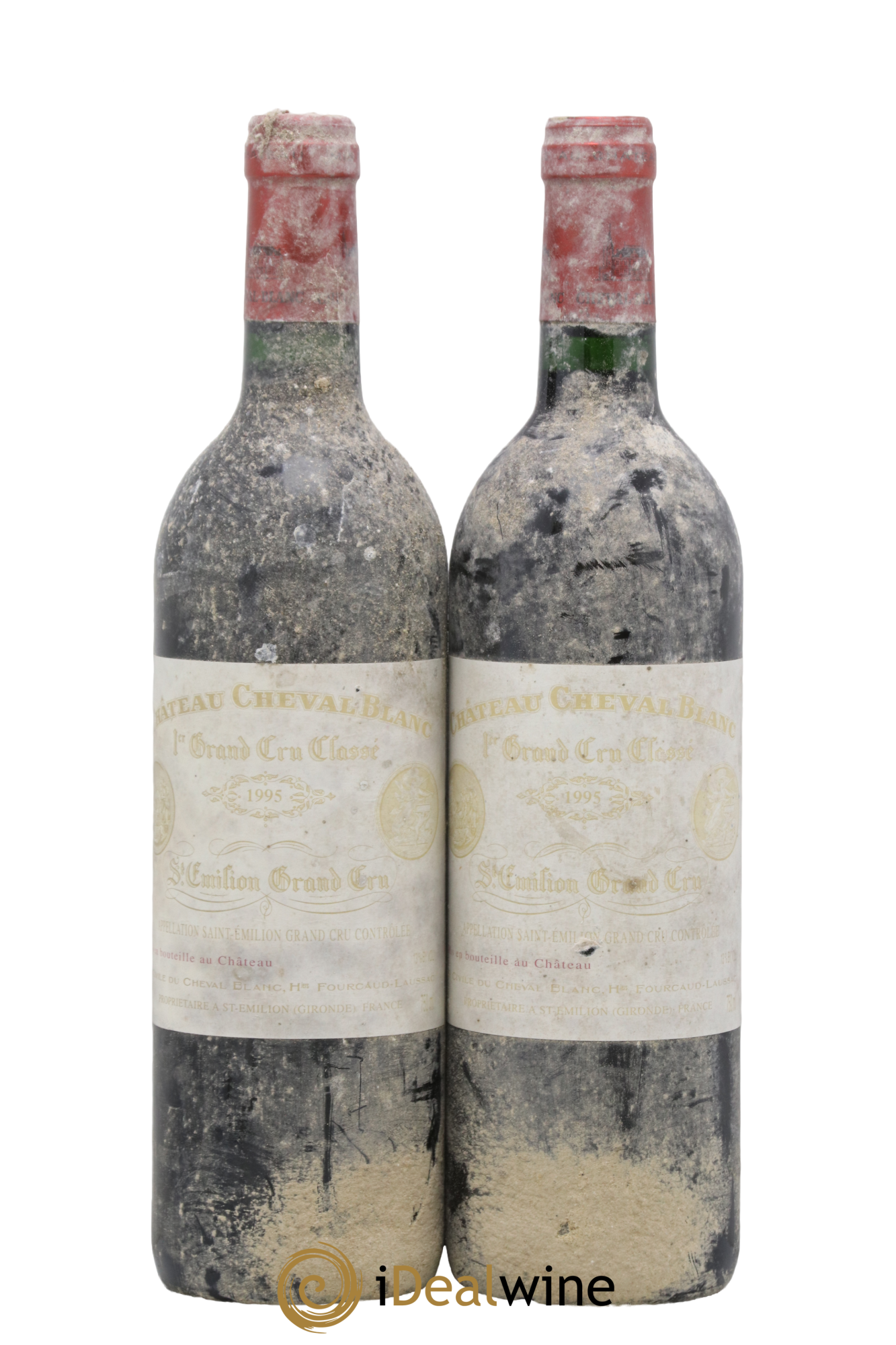 Château Cheval Blanc 1er Grand Cru Classé A 1995 - Lot of 2 bottles - 0