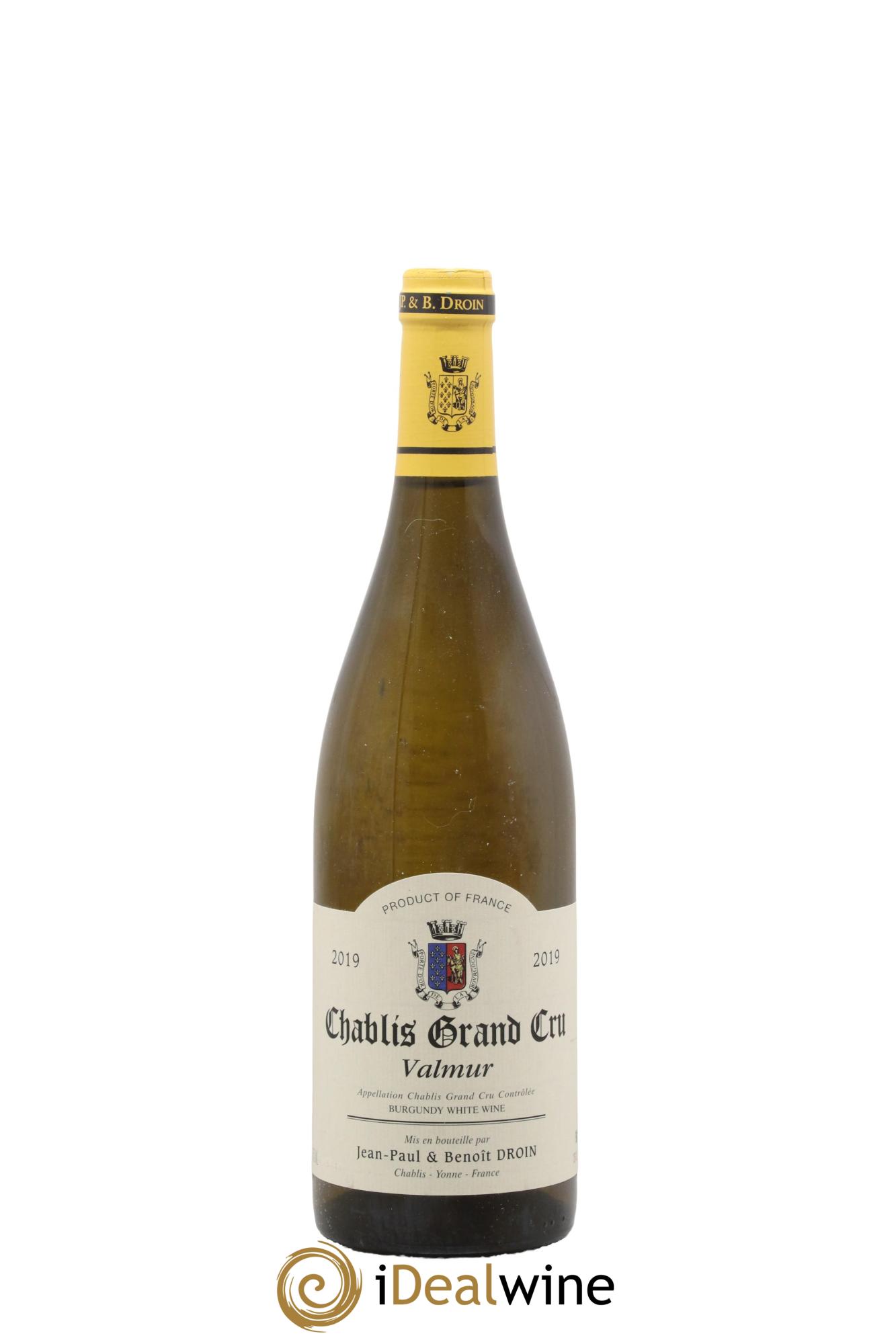 Chablis Grand Cru Valmur Jean-Paul & Benoît Droin (Domaine) 2019 - Lotto di 1 bottiglia - 0