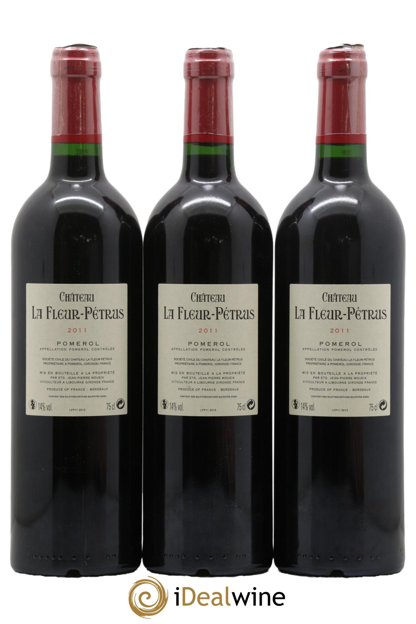 Château la Fleur Petrus 2011 - Lotto di 3 bottiglie - 1