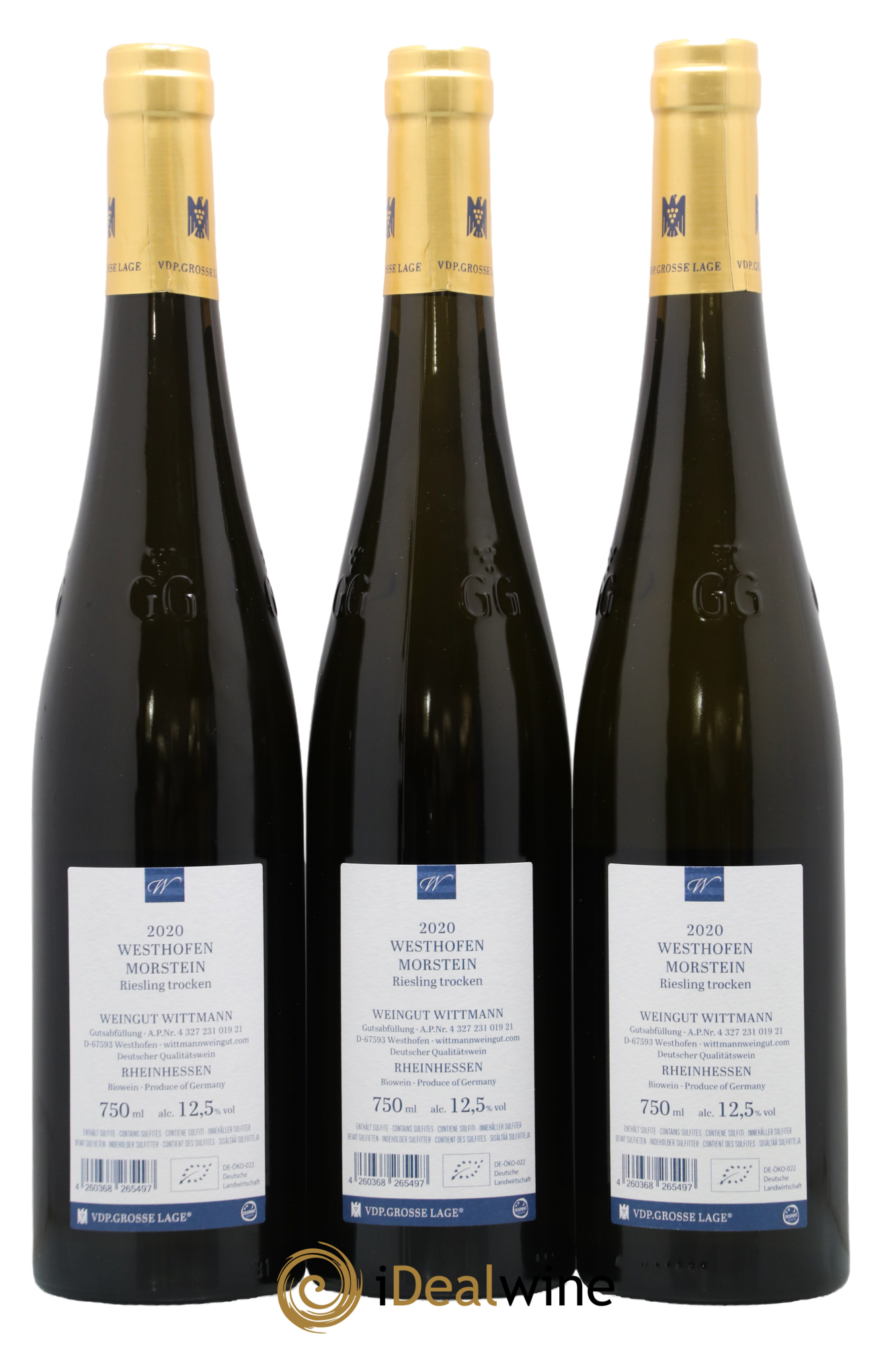 Riesling Wittmann Westhofen Morstein Grosse Gewäch 2020 - Lot of 3 bottles - 1