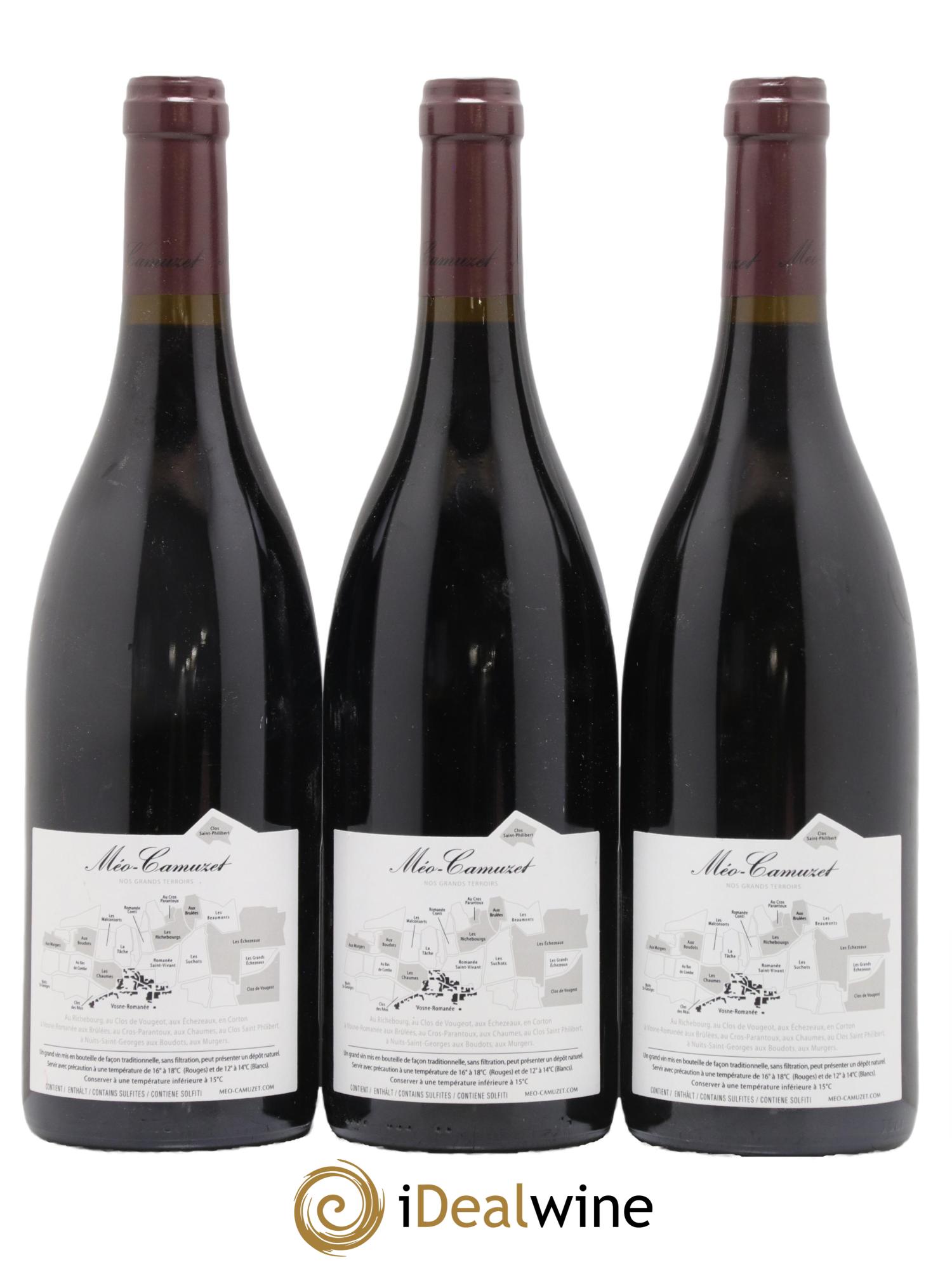 Nuits-Saint-Georges 1er Cru Aux Boudots Méo-Camuzet (Domaine) 2018 - Lot de 3 bouteilles - 2