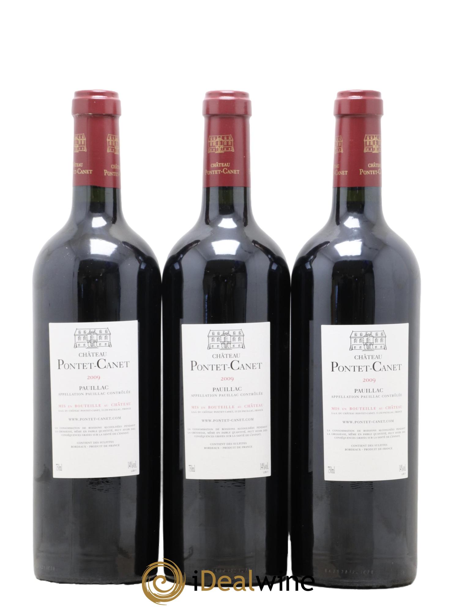 Château Pontet Canet 5ème Grand Cru Classé 2009 - Lot de 6 bouteilles - 4